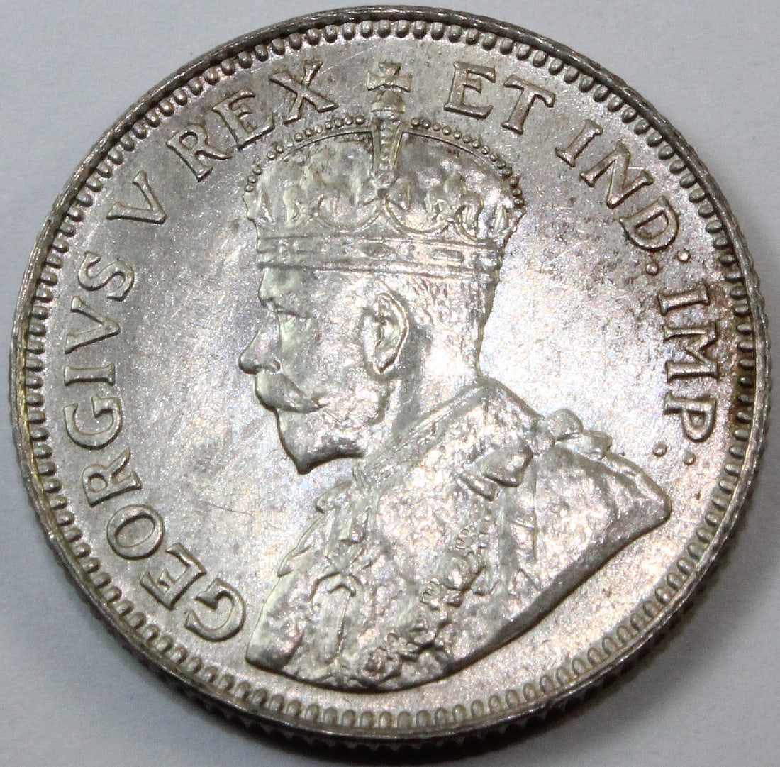 East Africa (British) 1922 (L) 50 Cent, Choice Uncirculated - 2
