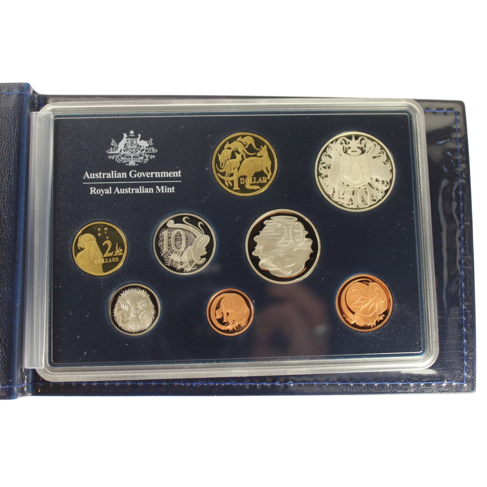 Australia 2006 Proof Set, FDC (8 coins): Includes Bronze Cent & Two Cent & Silver (800) 50 Cent Size ASW 0.3416 Troy oz Medium Coins, Monies & Stamps Exhibited Coins, Australia & New Zealand