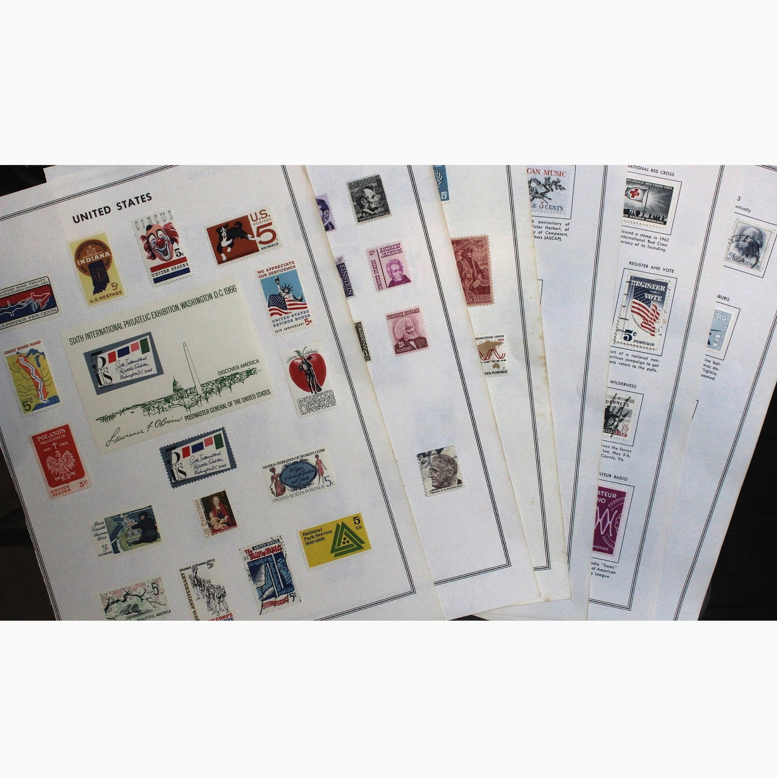 U.S.A. Selection of Stamps issued between 1963 - 1969, (171 stamps) (1 of 1)
