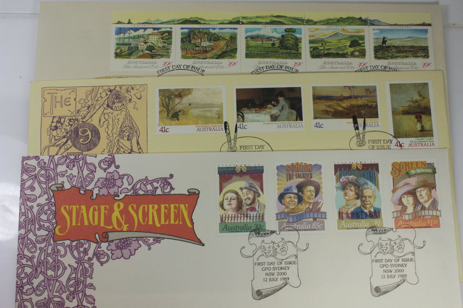 Australia circa 1989 First Day Covers, Mint (14 different) - 2