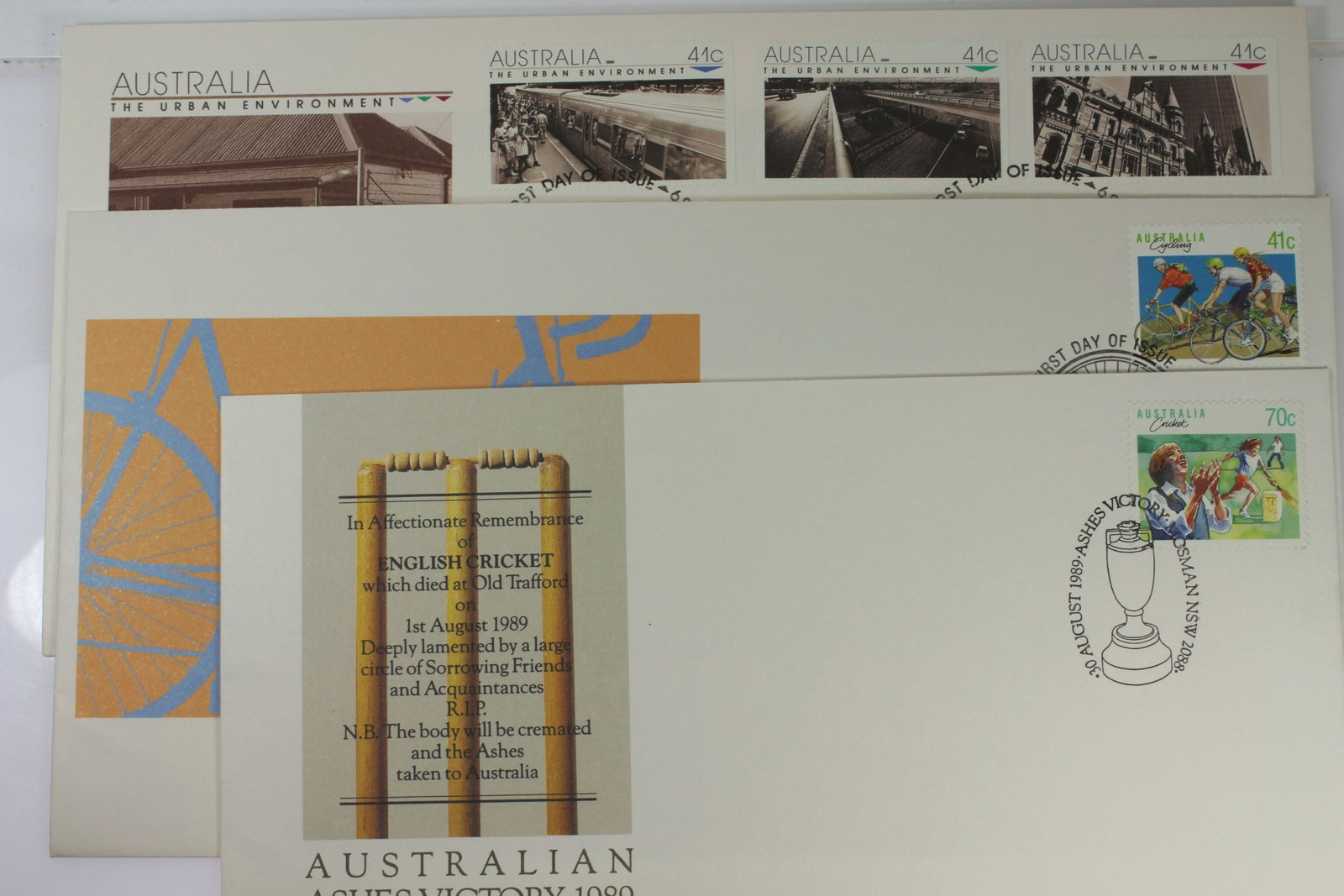 Australia circa 1989 First Day Covers, Mint (14 different) - 3