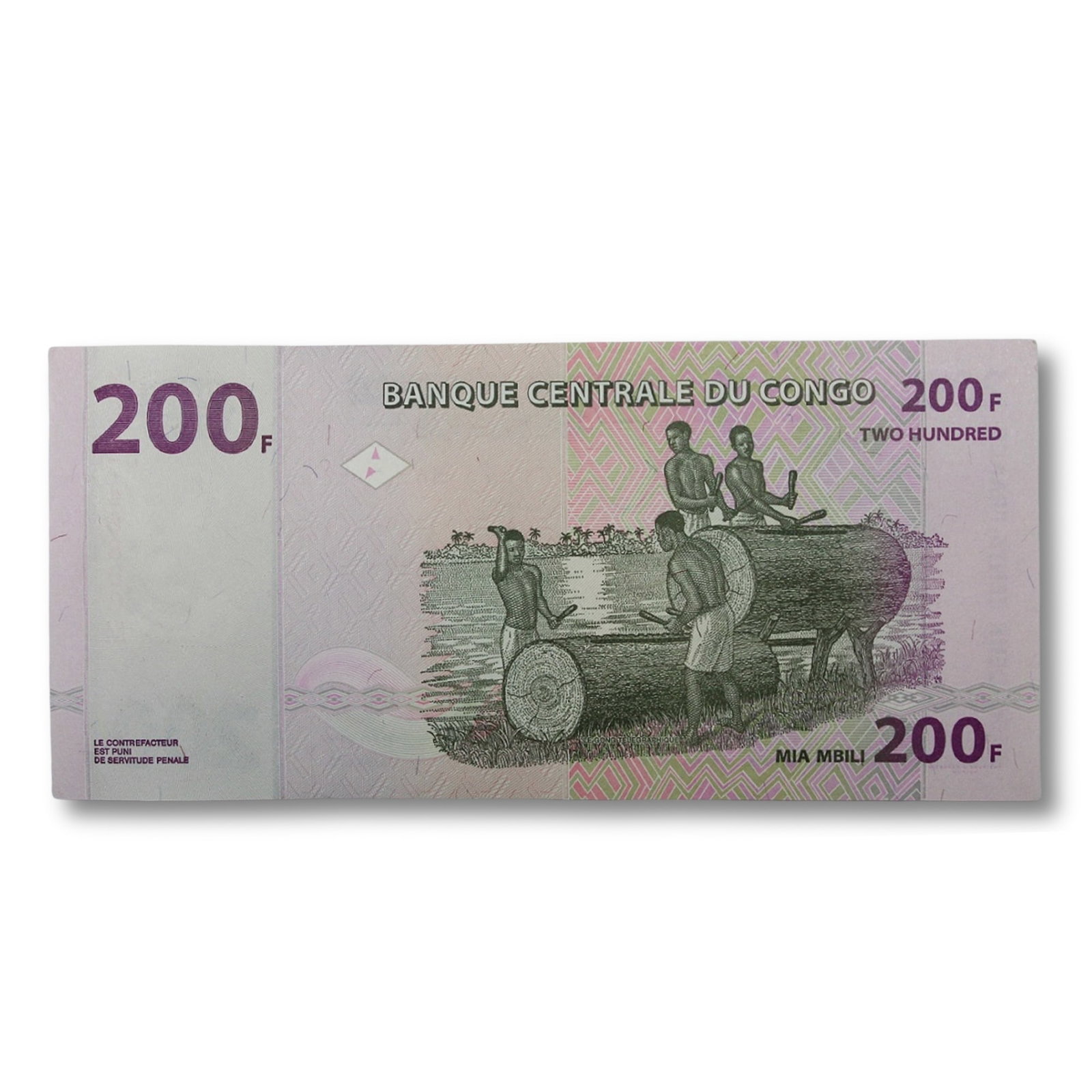 Congo 200 Franc (2013), Uncirculated (Bundle of 100): Hard to source Condition O(riginal) P(aper) Q(uality) Medium Coins, Monies & Stamps