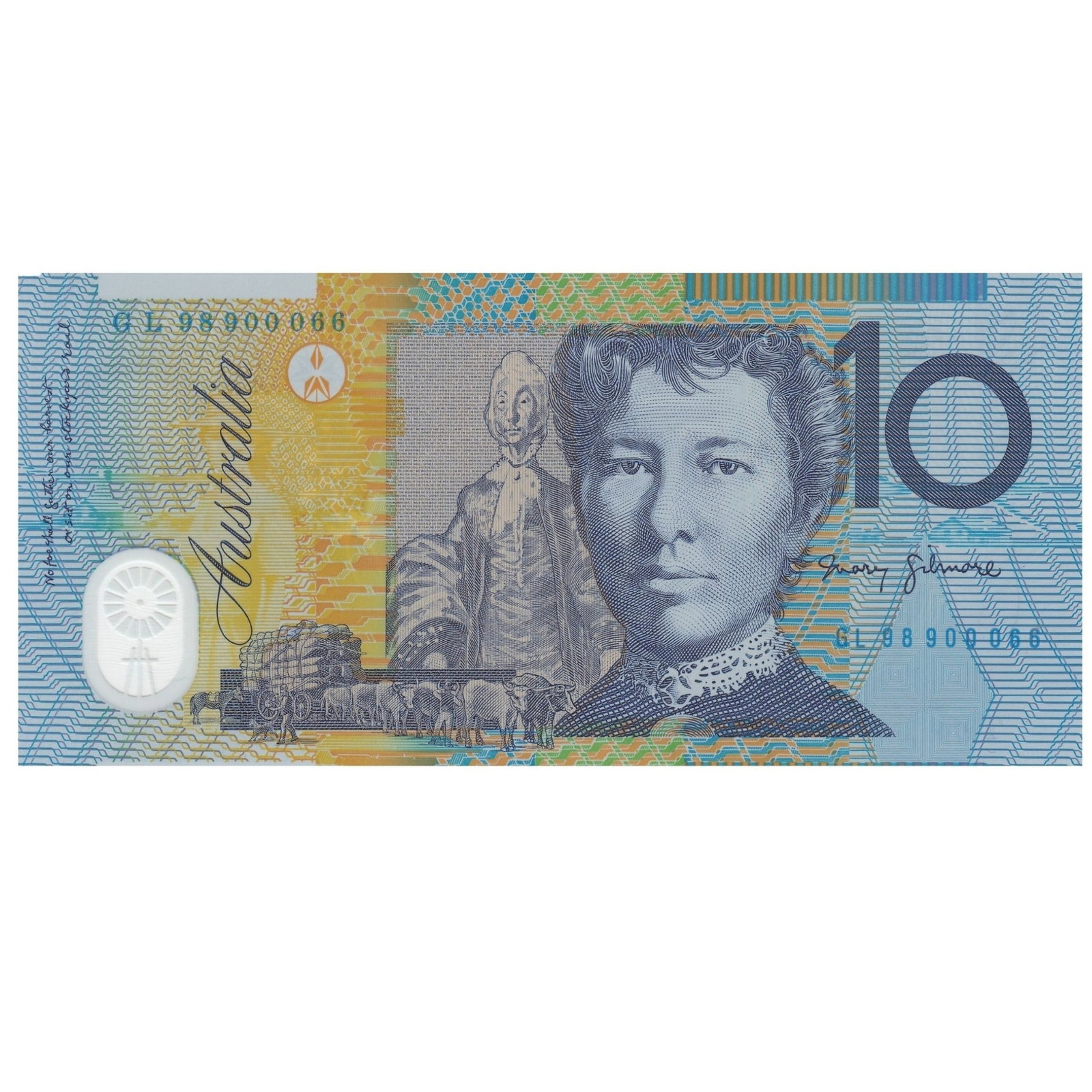 Australia 'Macfarlane - Evans' GL98 - Last Prefix $10, Uncirculated: Renniks# 318cL : Serial# GL98 900066 Medium Coins, Monies & Stamps