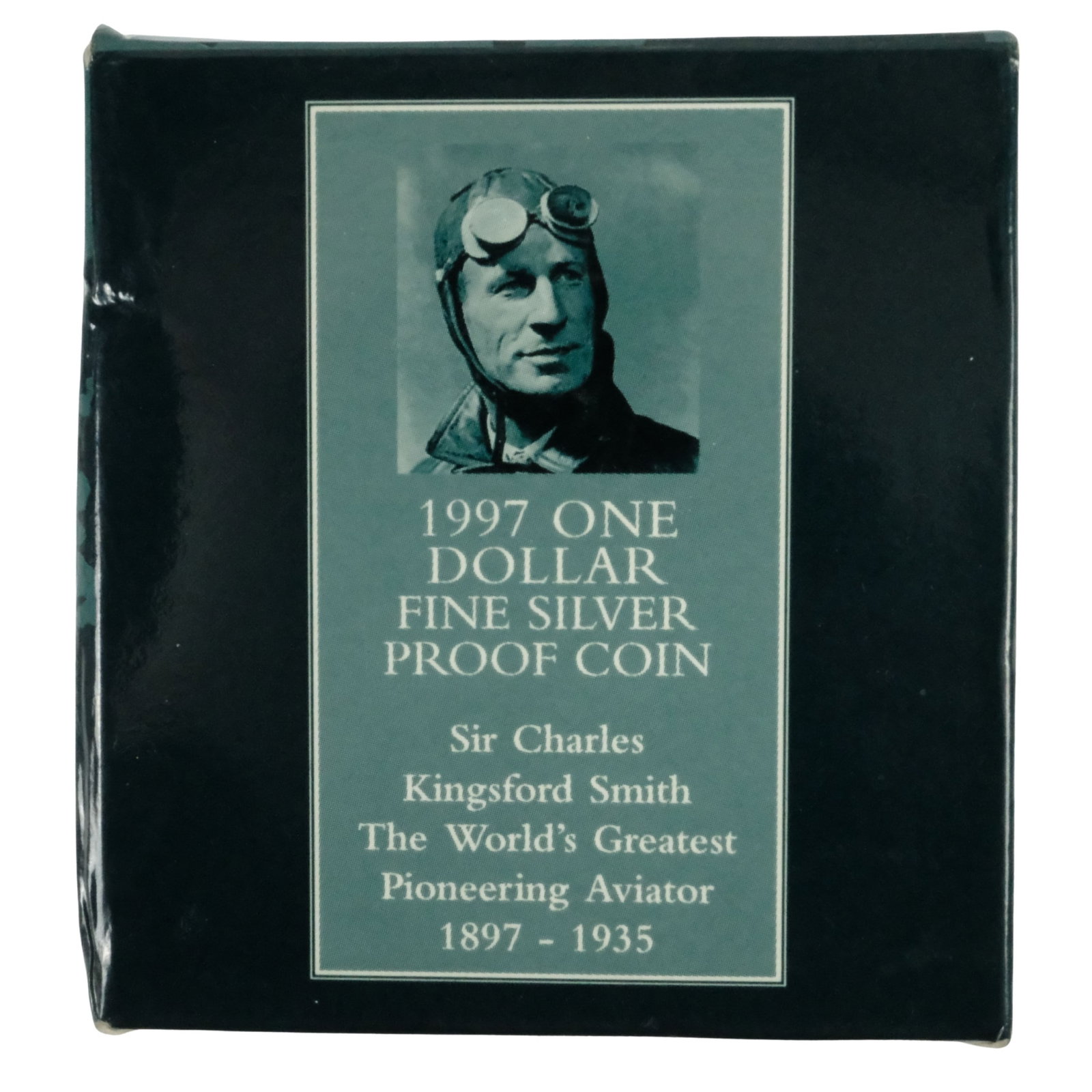 Australia 1997 'Kingsford Smith' Silver (999) $1, FDC - 2