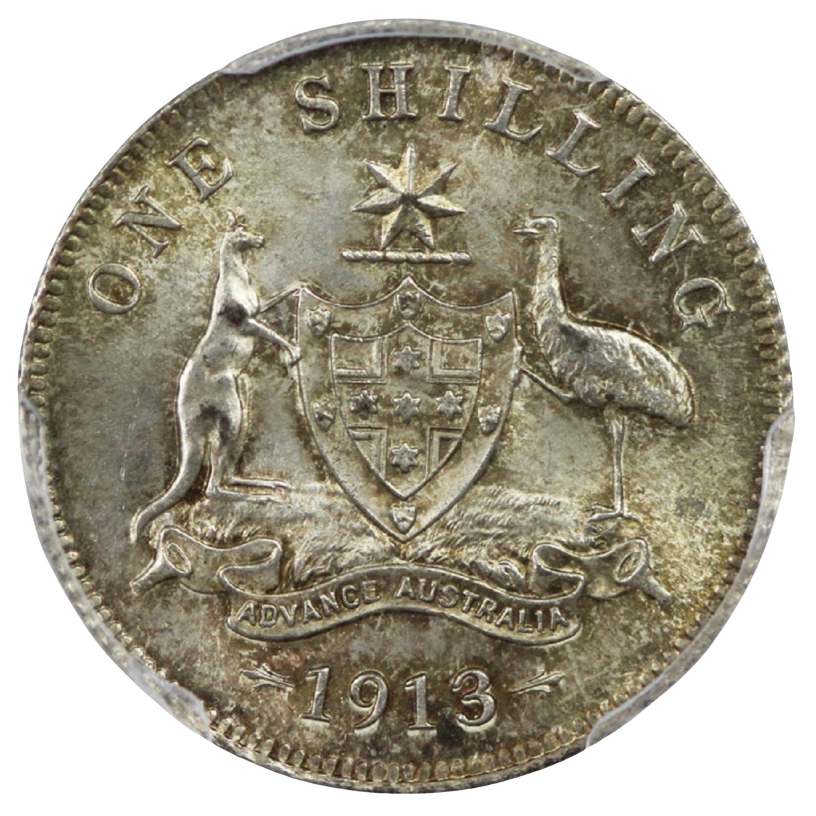 Australia 1913 Shilling, PCGS MS63 (1 of 3)