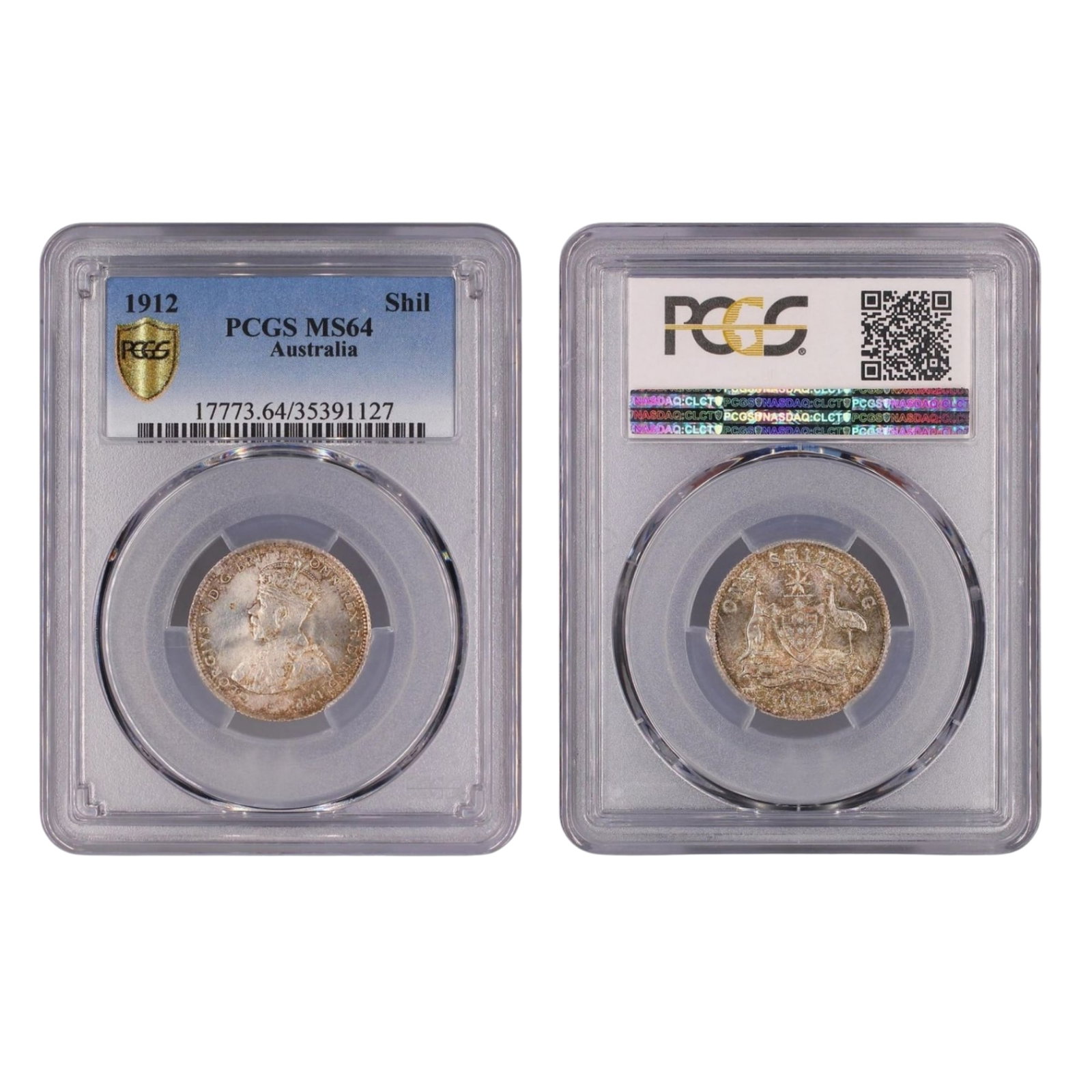 Australia 1912 Shilling, PCGS MS64 (1 of 1)