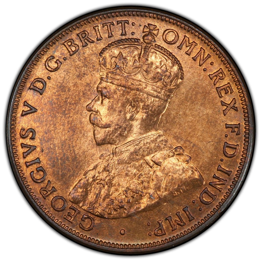 Australia 1918 I Penny, PCGS MS65 RB (Top of the Pops) - 3