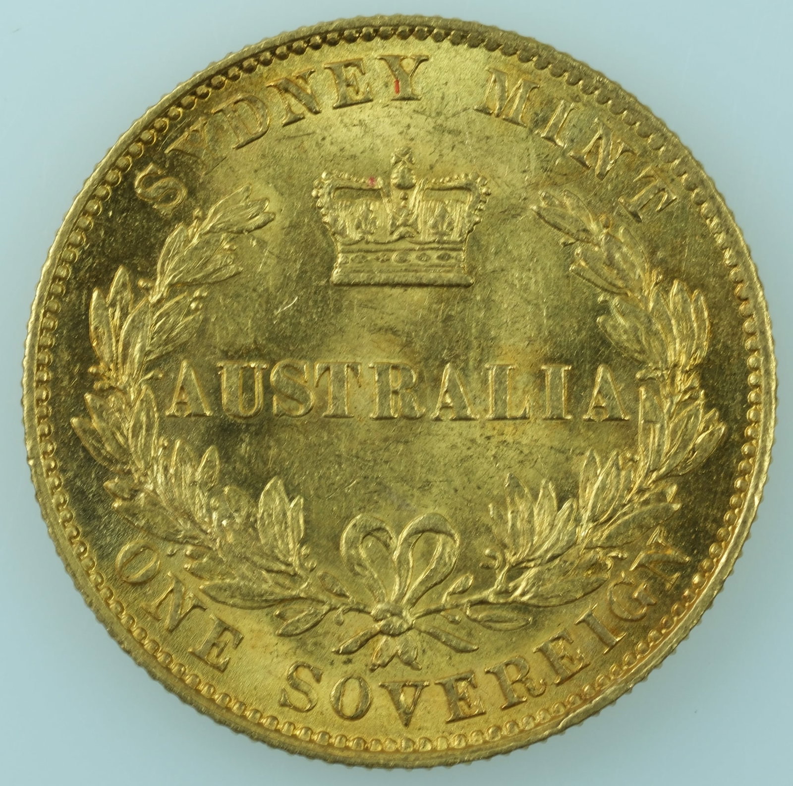 Australia 1866 Sydney Mint Sovereign, Lustrous & virtually Uncirculated - 2