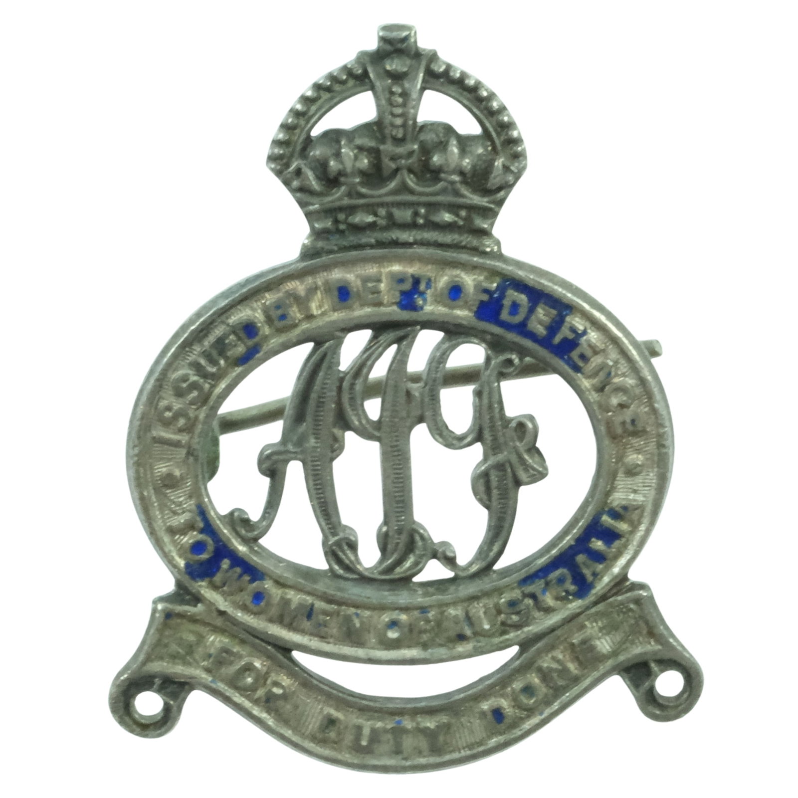 Australia 'Women of Australia' Badge, (No 82152): Stokes Ltd Size 40x28mm Condition Missing Enamel Medium Coins, Monies & Stamps
