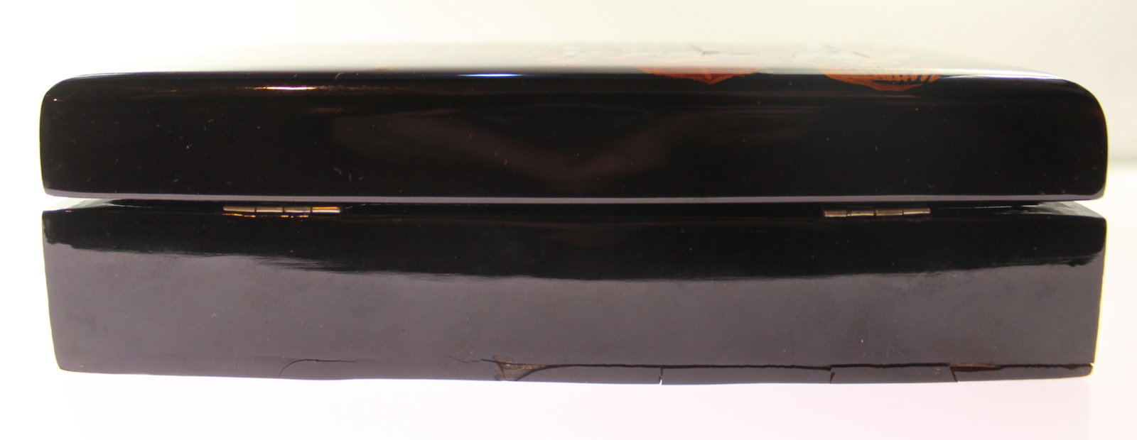 Lacquered Wooden Jewellery Box with Mother of Pearl Inserts - 4