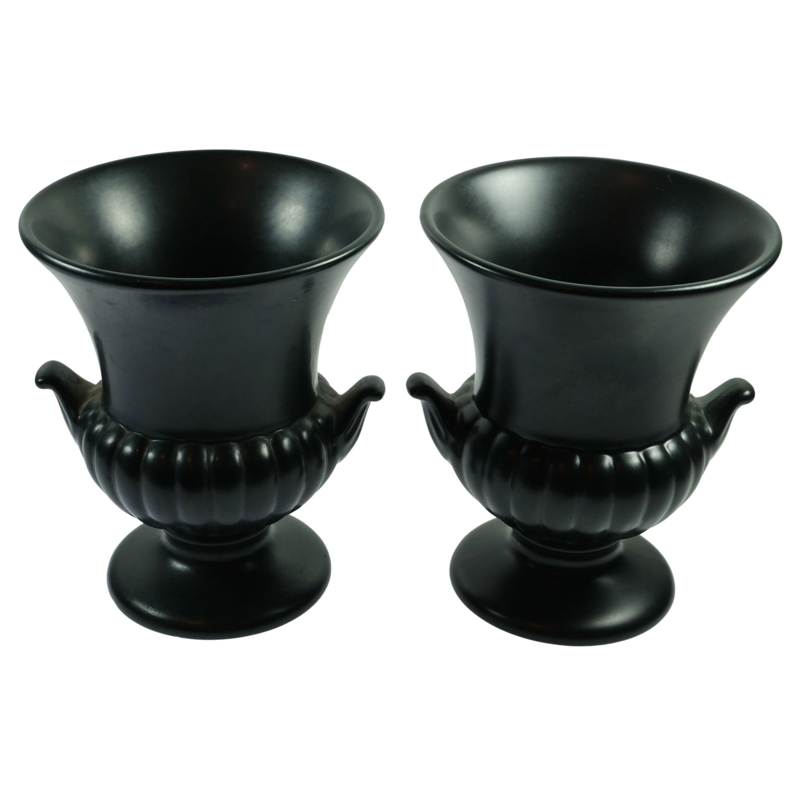 Wedgewood Black Glazed Urns (Pair) (1 of 5)