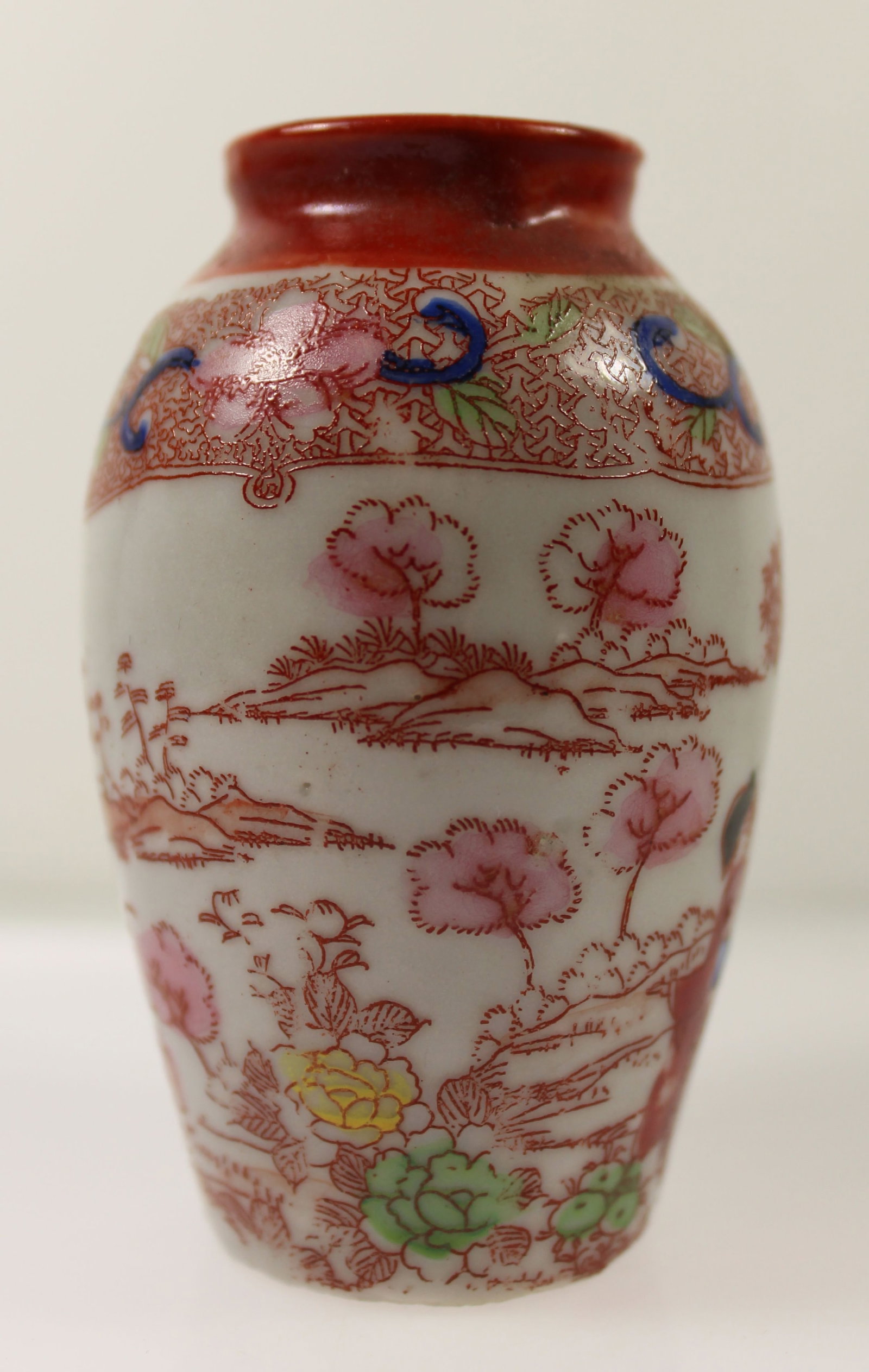 Miniature Chinese Hand-painted Vase - 2