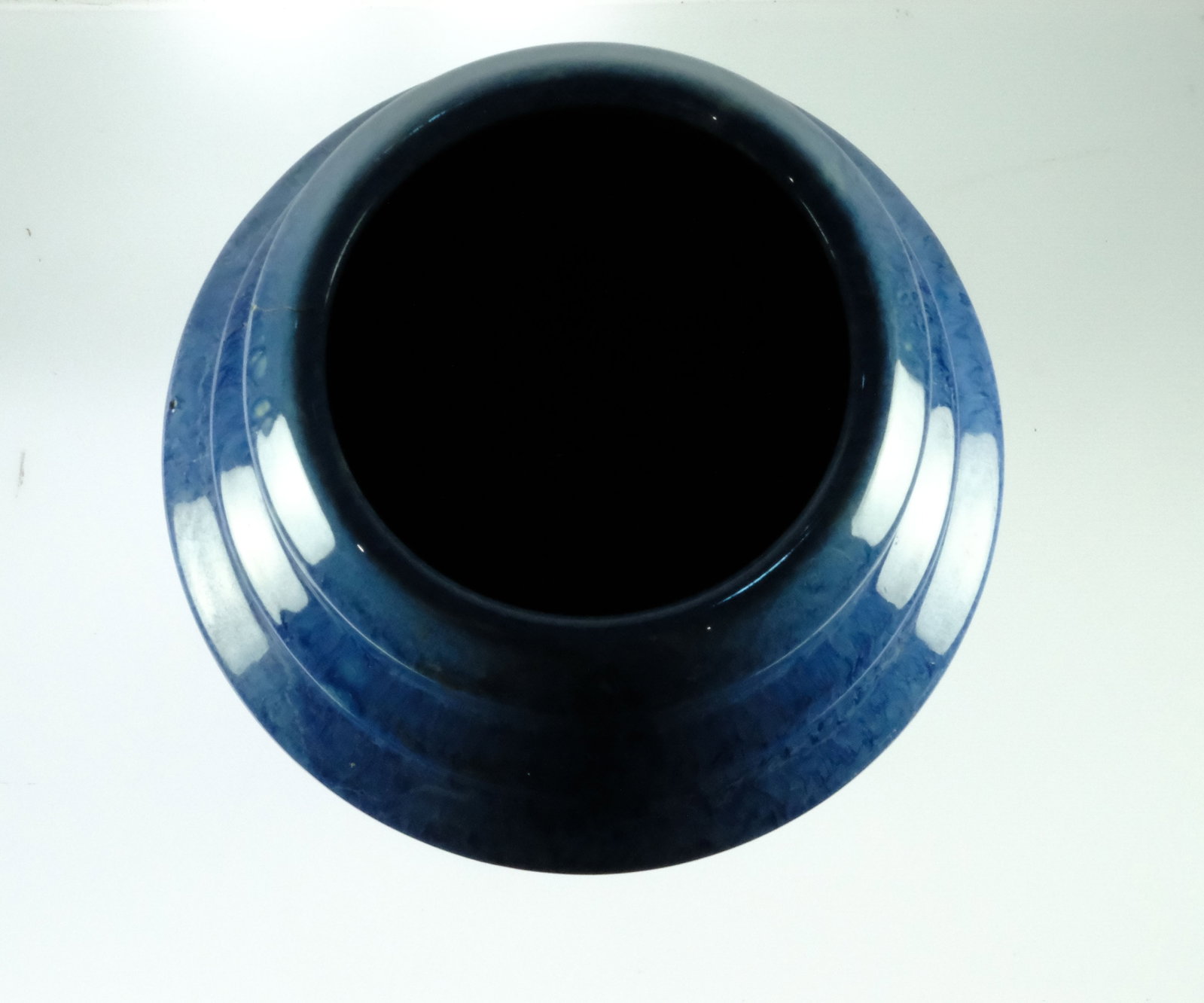 Marshman Pottery 'Regal Art War' Art Deco Blue Vase - 2