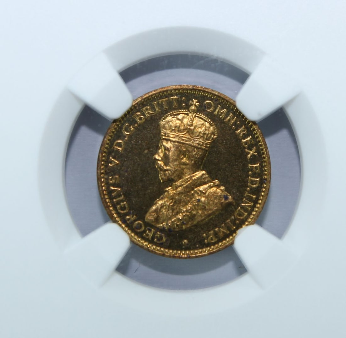 British West Africa 1933 (L) 'Proof' Threepence NGC PF64 Cameo (Pop 1) - 2