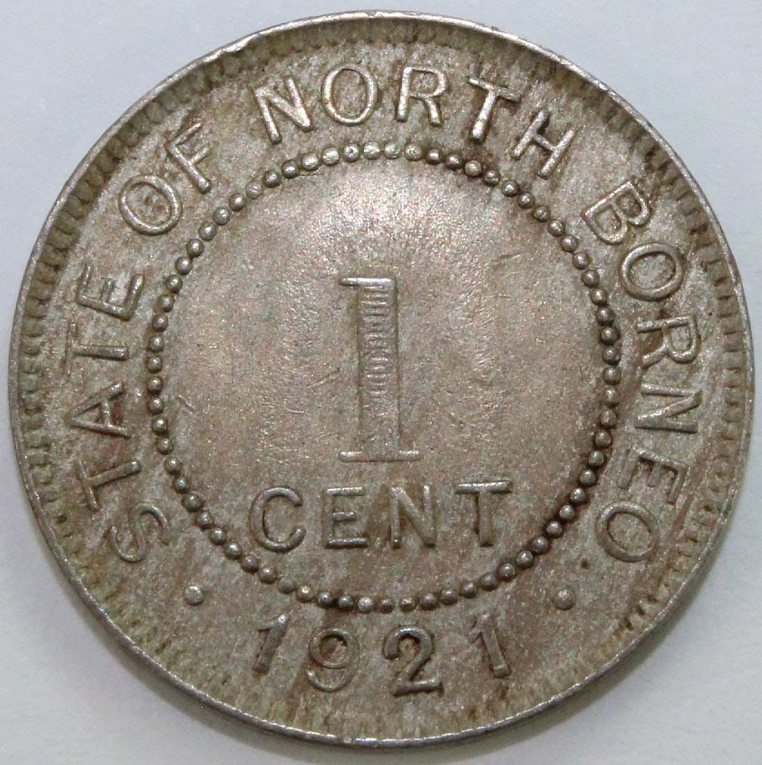 British North Borneo 1921 H Cent, Choice Uncirculated - 2