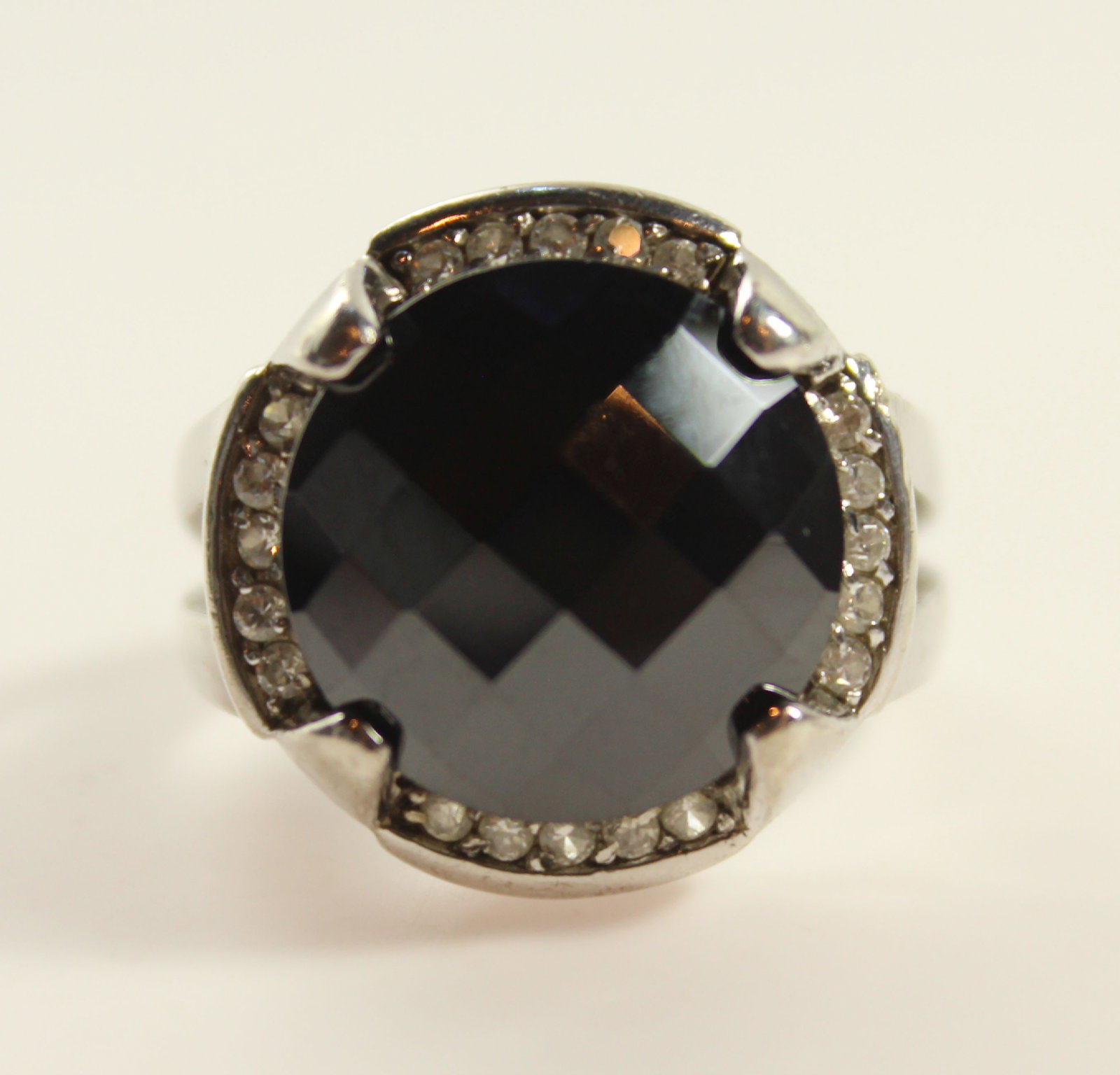 Obsidian Ring In Sterling (925) Silver - 3