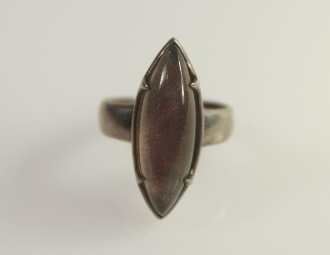 Labradorite & Moonstone & Topaz Rings in Sterling (925) Silver Settings (2 items) - 3