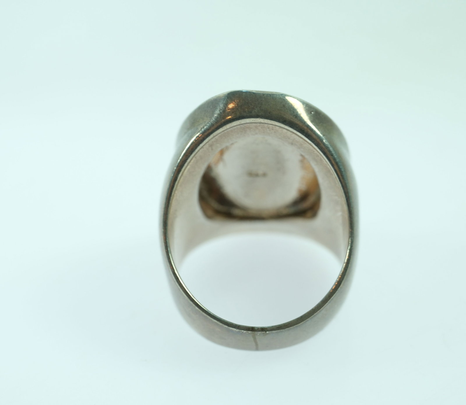 Heavy Sterling (925) Silver Ring - 4