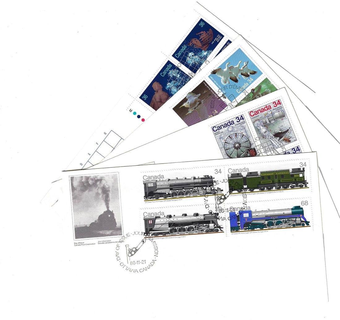 Canada 1986 - 87 First Day Covers, Mint (37 different): . Condition As issued Medium Collectibles
