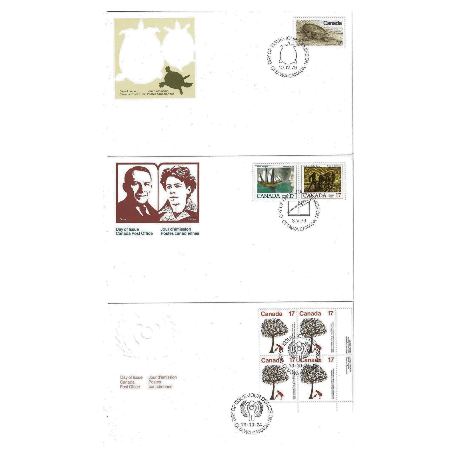 Canada. 1979 First Day Covers, Mint (27 different) (1 of 2)