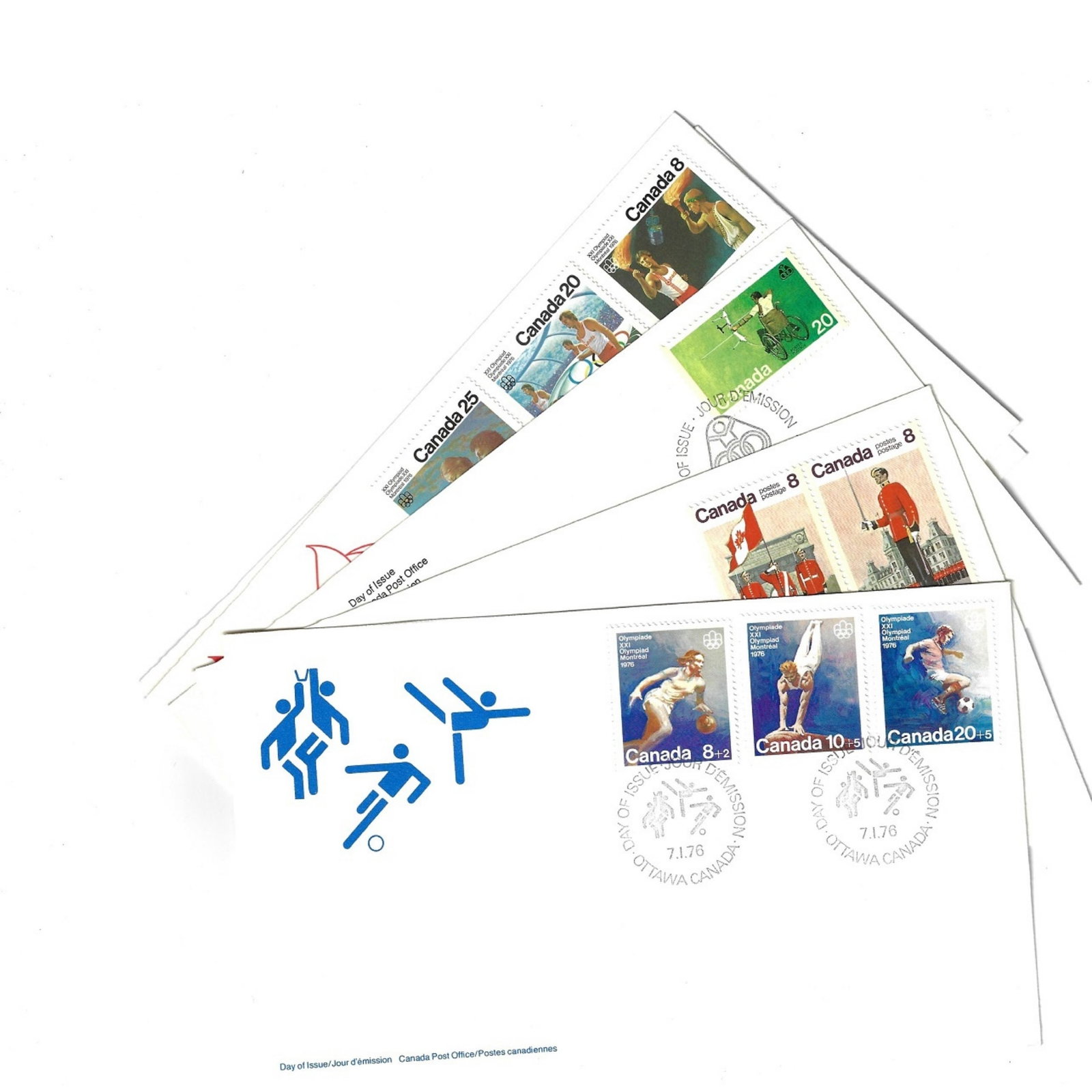 Canada 1976 - 78 First Day Covers, Mint (46 different) (1 of 1)