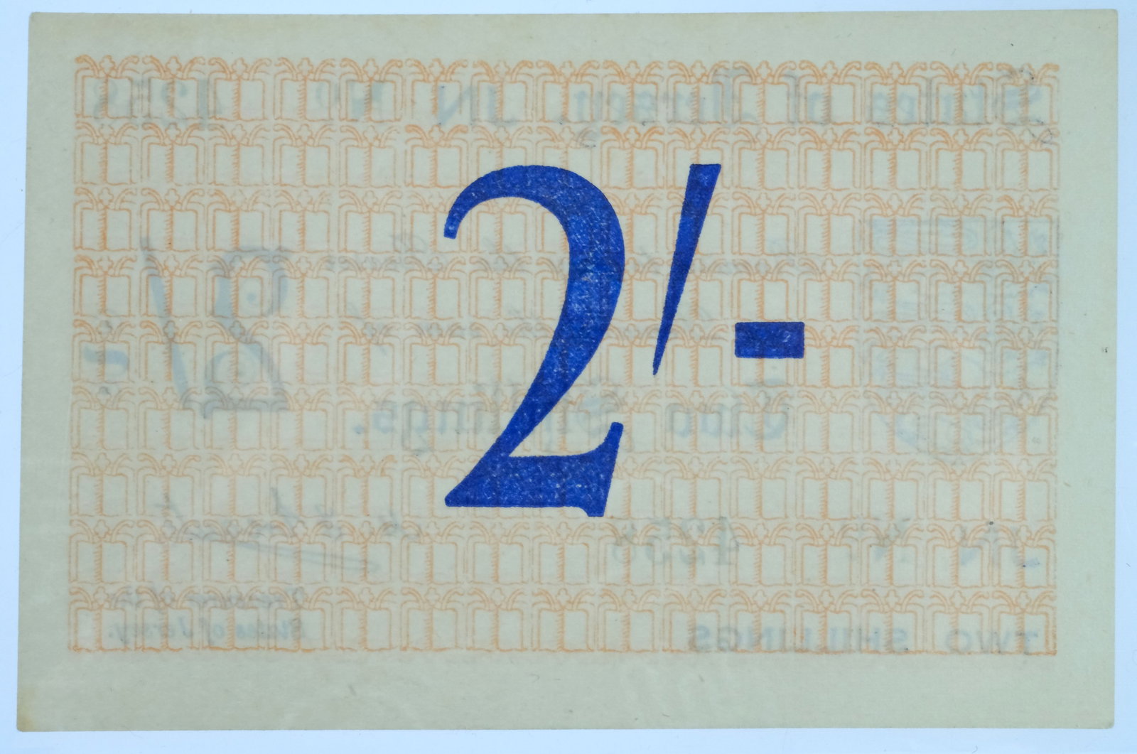 Jersey - WWII (German Occupation) Two Shillings ND (1941-2), Uncirculated OPQ - 2
