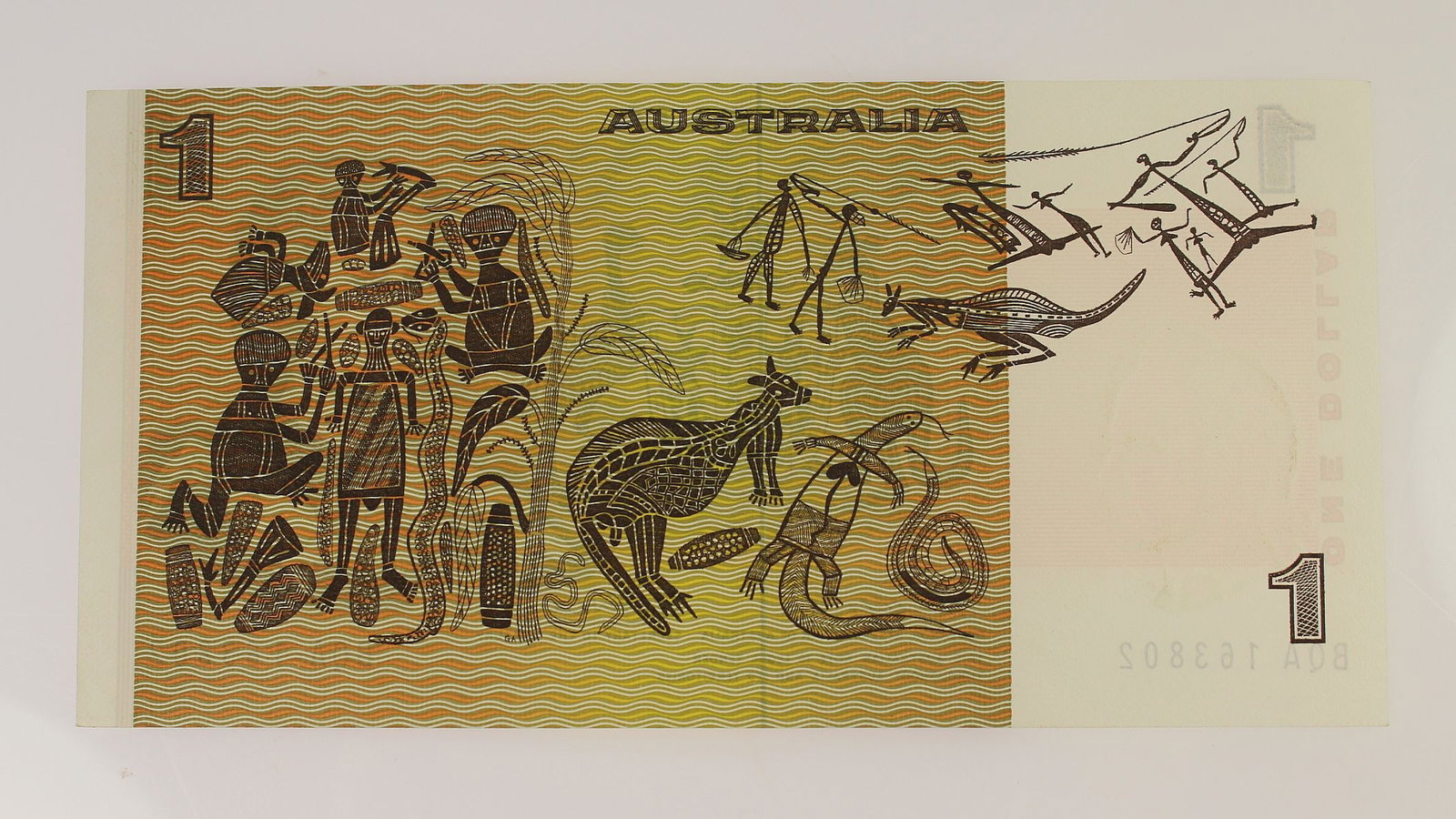 Australia 'Phillips - Wheeler' $1 (1972), virtually Uncirculated OPQ - 2