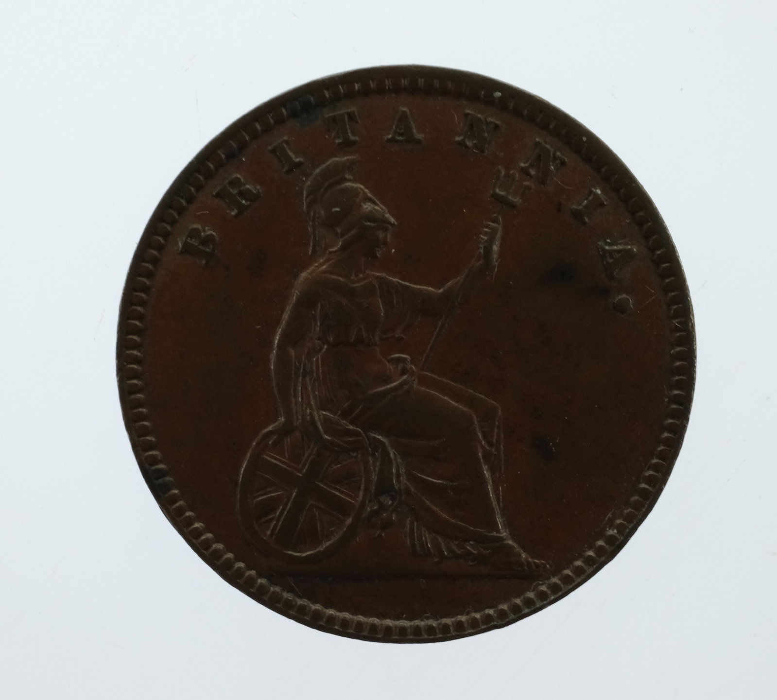 Ionian Islands (Under GB) 1857 Lepton, virtually Uncirculated - 2