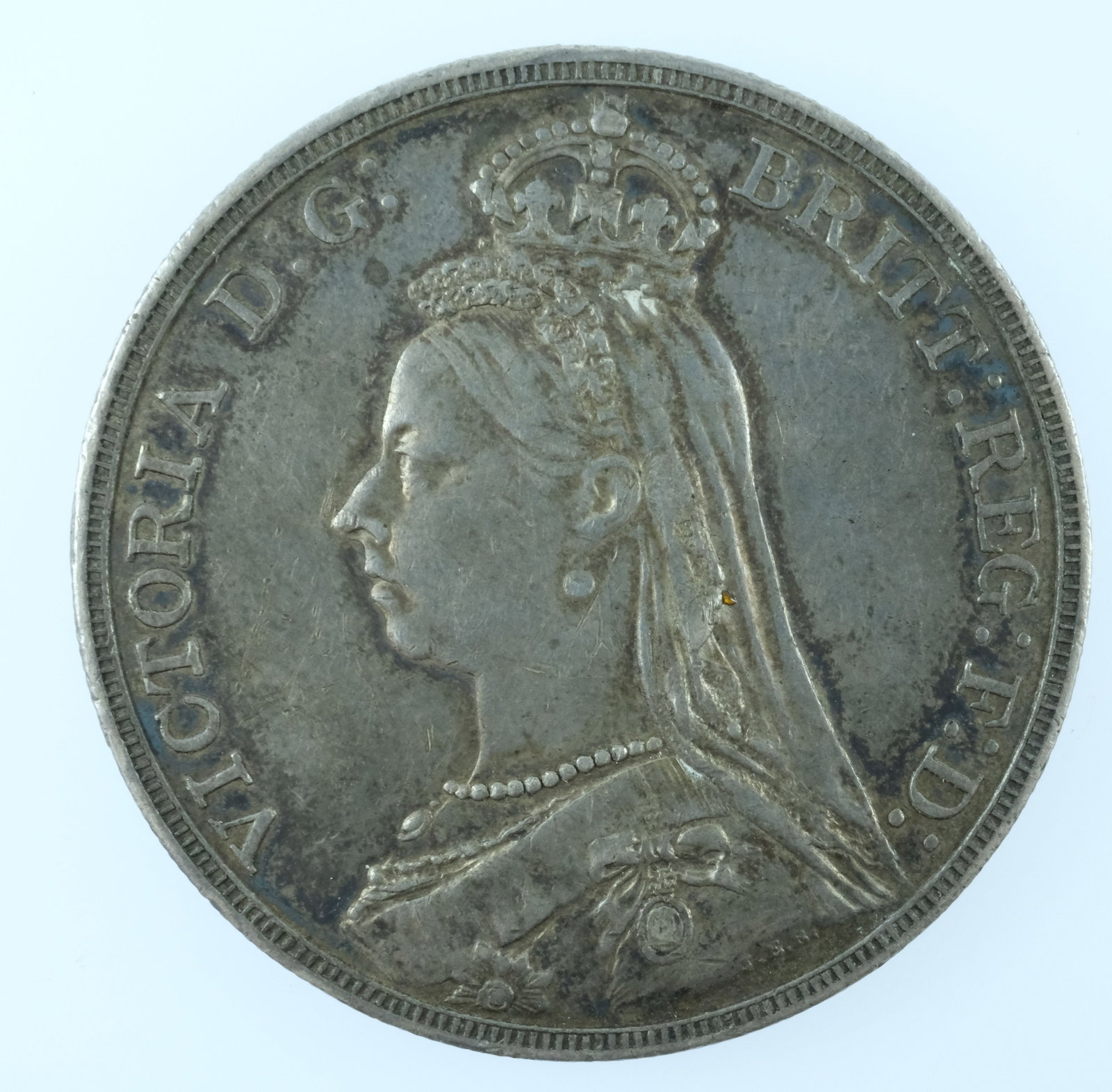 Great Britain 1892 Silver (925) Crown, Extremely Fine - 2