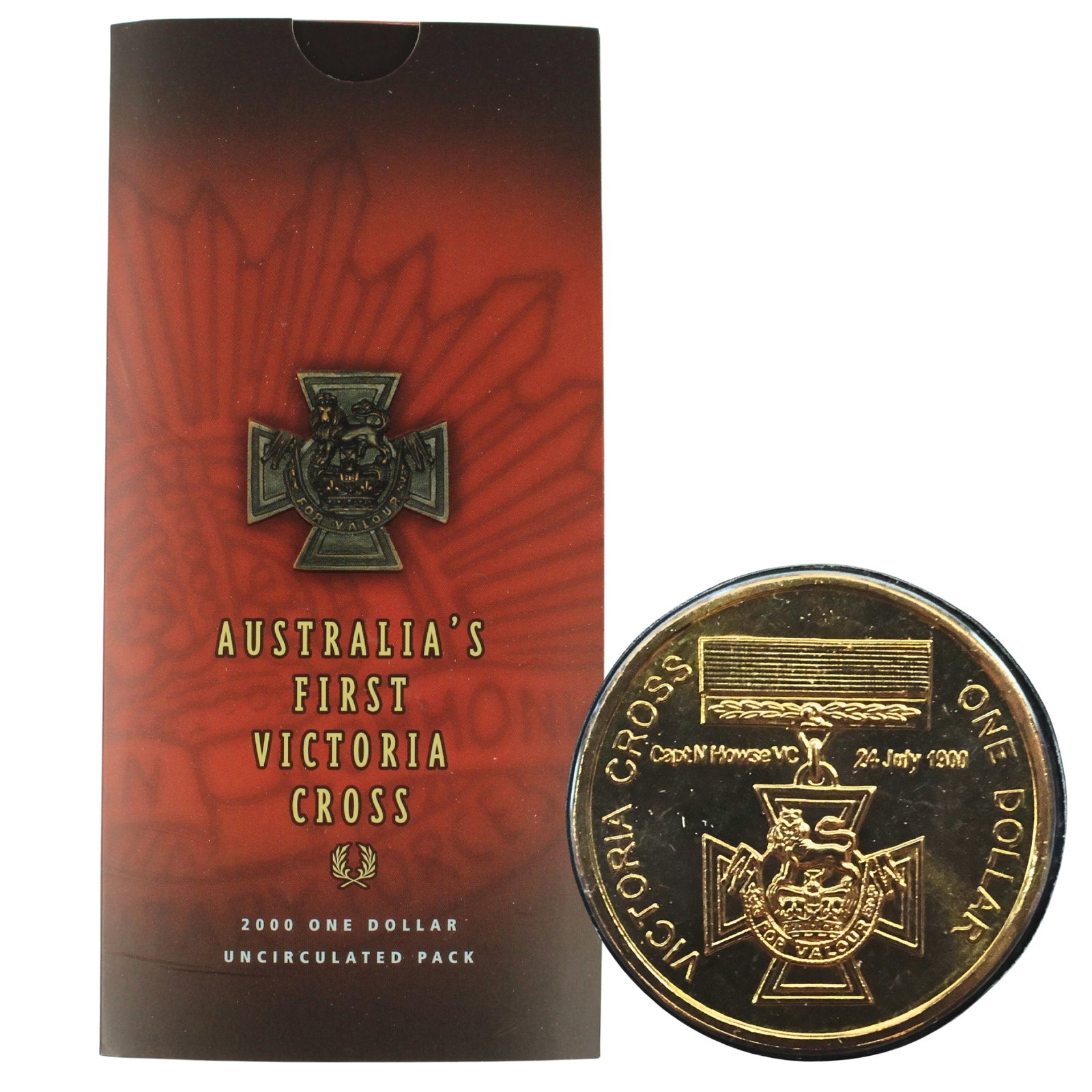 Australia 2000 'Victoria Cross' Al-Br $1, Uncirculated: As Issued Medium Coins, Australia & New Zealand