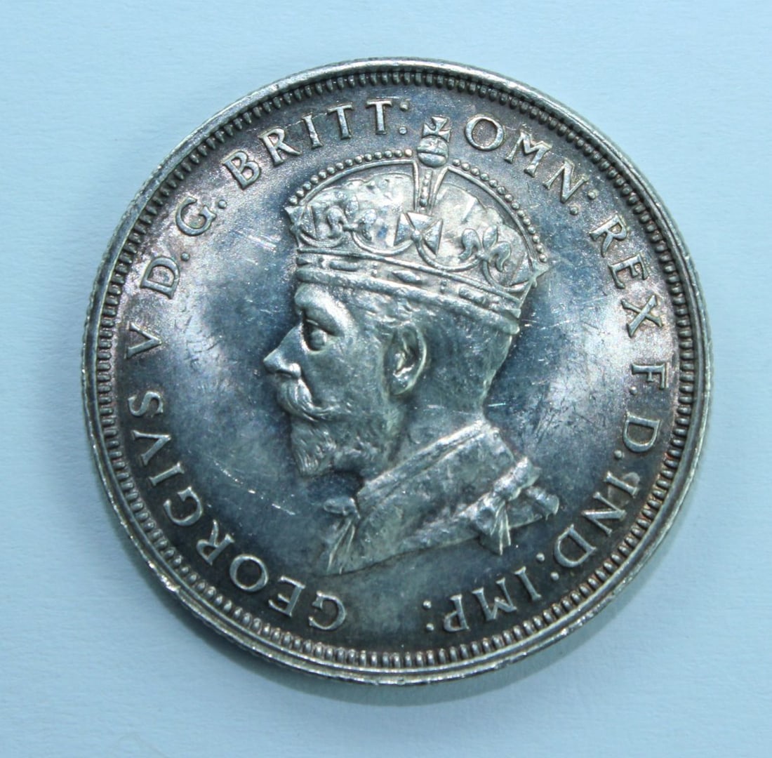 Australia 1927 'Canberra Florin', Choice Uncirculated - 2