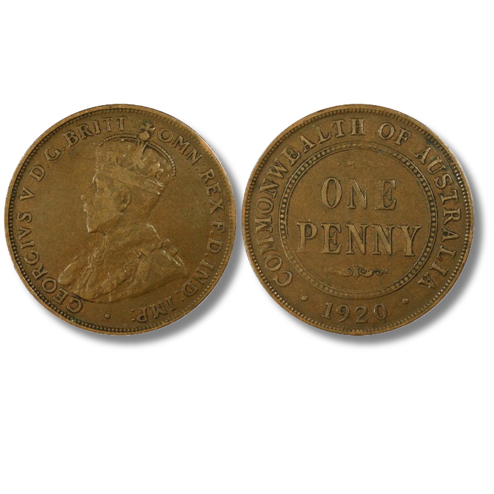 Australia 1920 .// (P ?) Penny, PCGS VF30 - Scarce: Benchmark Catalogue# Obv 2 - Rev C Condition A solid grade for this rare variety Medium Coins, Australia & New Zealand