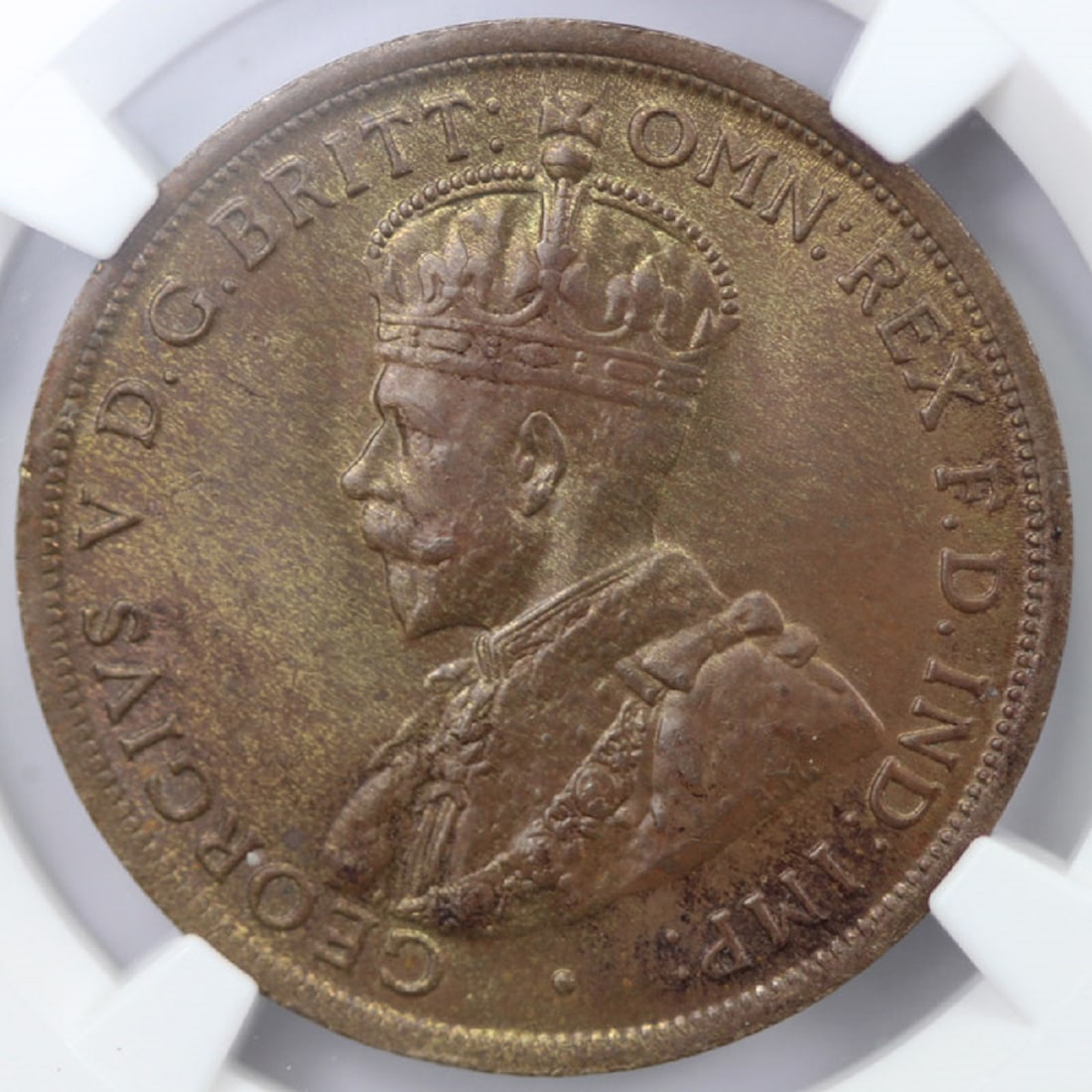 Australia 1914 Penny, NGC MS 63 BN (but looks better) - 2