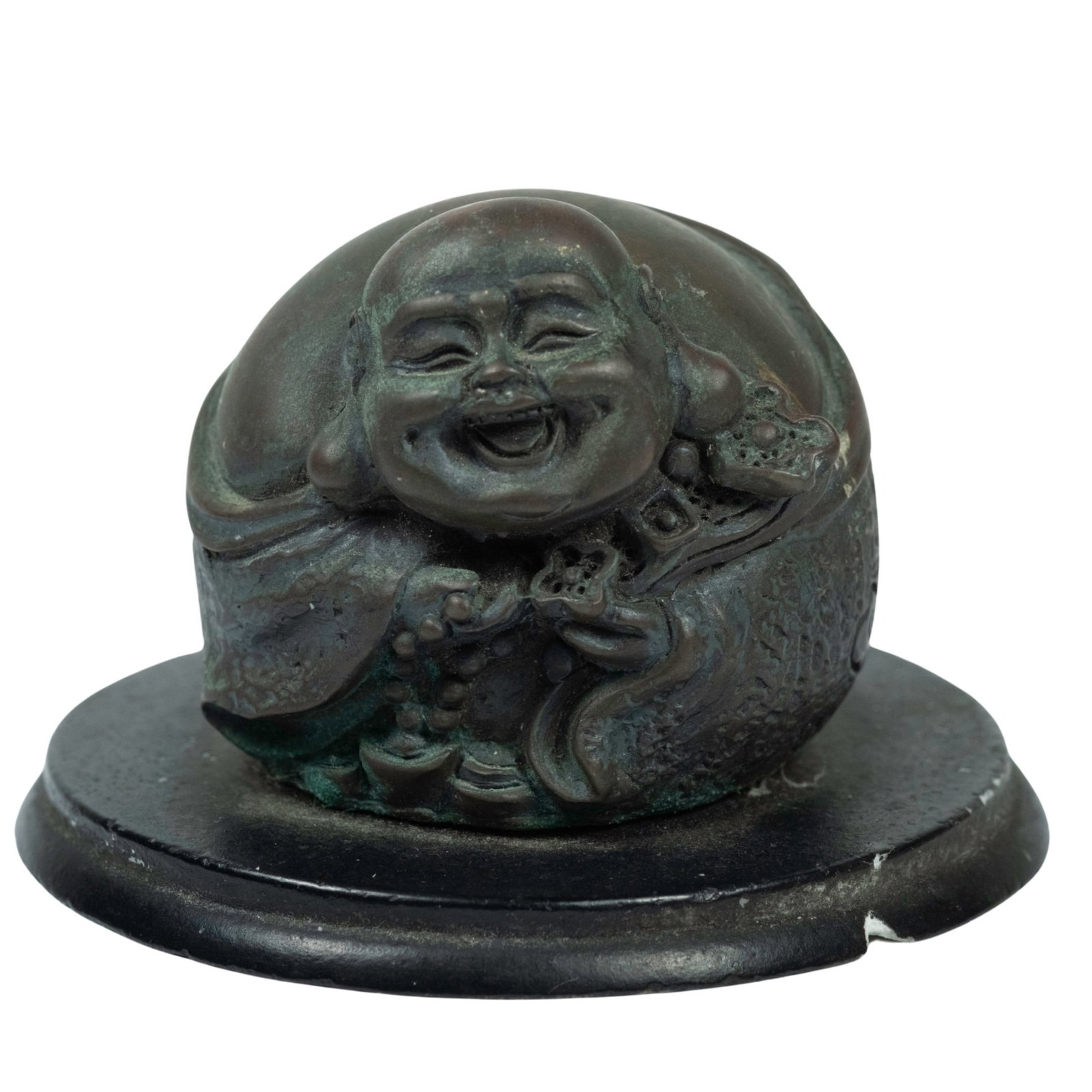 Small Bronze Buddha on Stand (1 of 5)