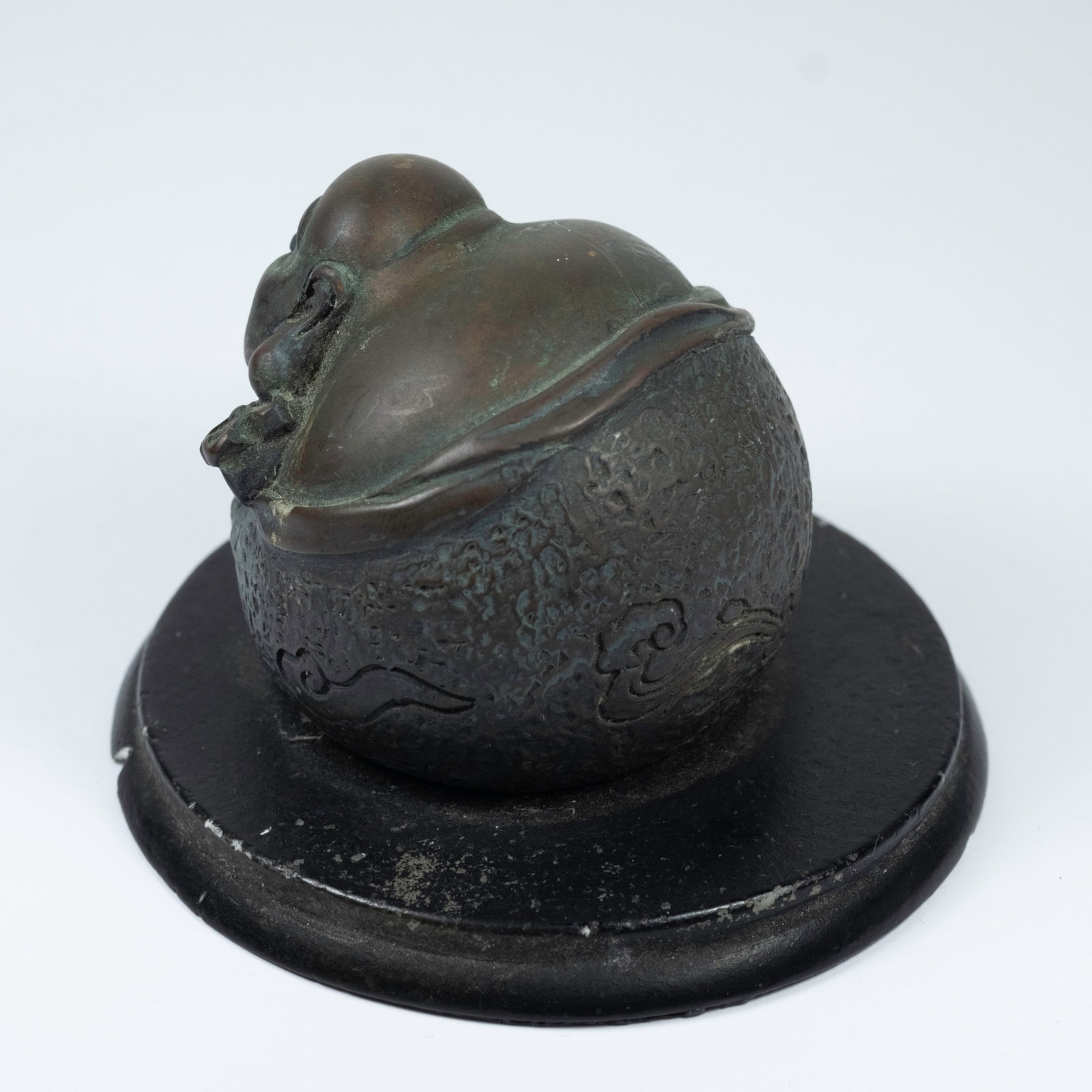 Small Bronze Buddha on Stand - 4