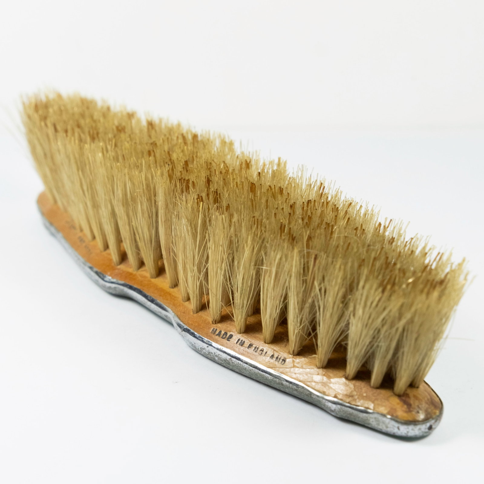Small Silver-plated Guilloche Enamelled Clothes Brush - 2