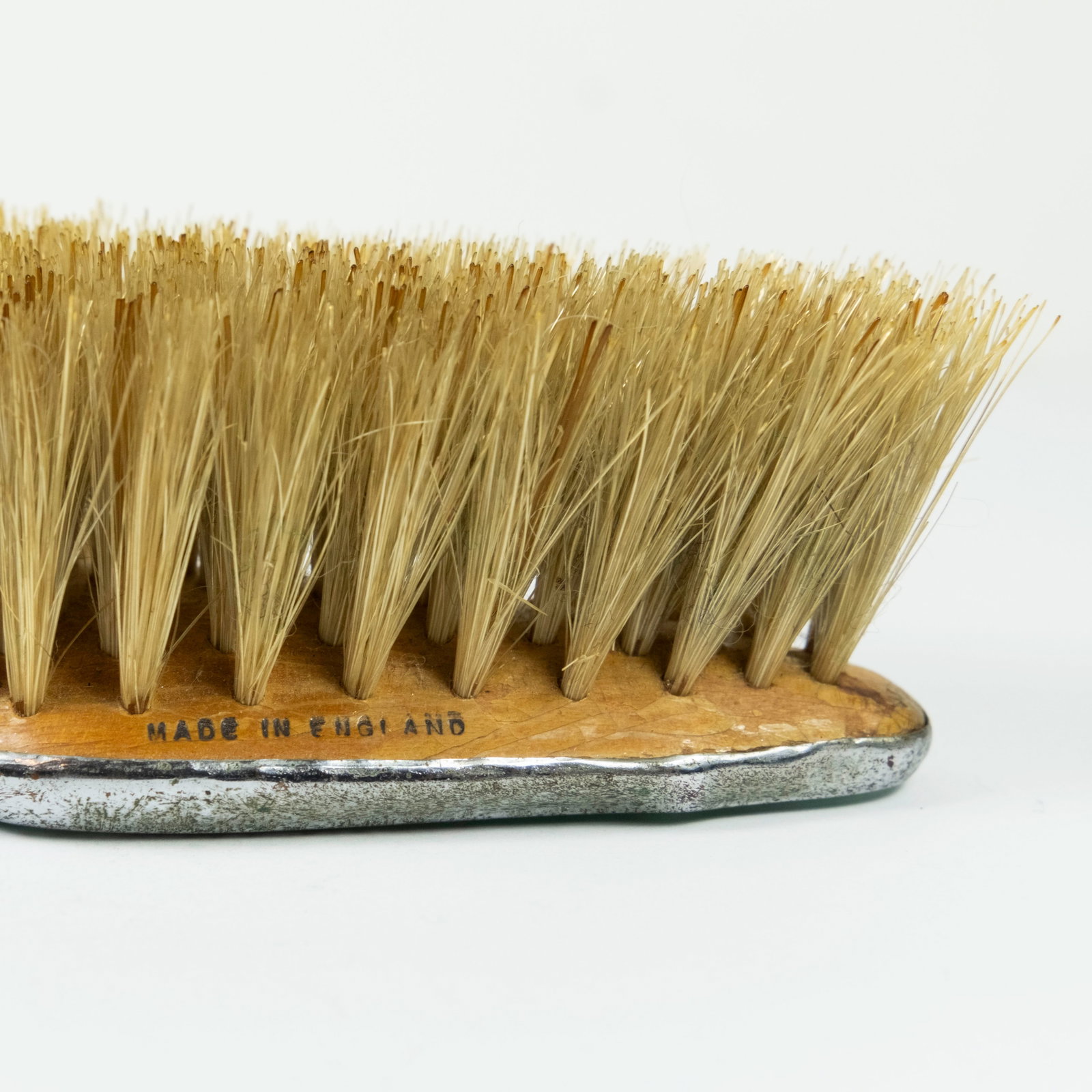 Small Silver-plated Guilloche Enamelled Clothes Brush - 3