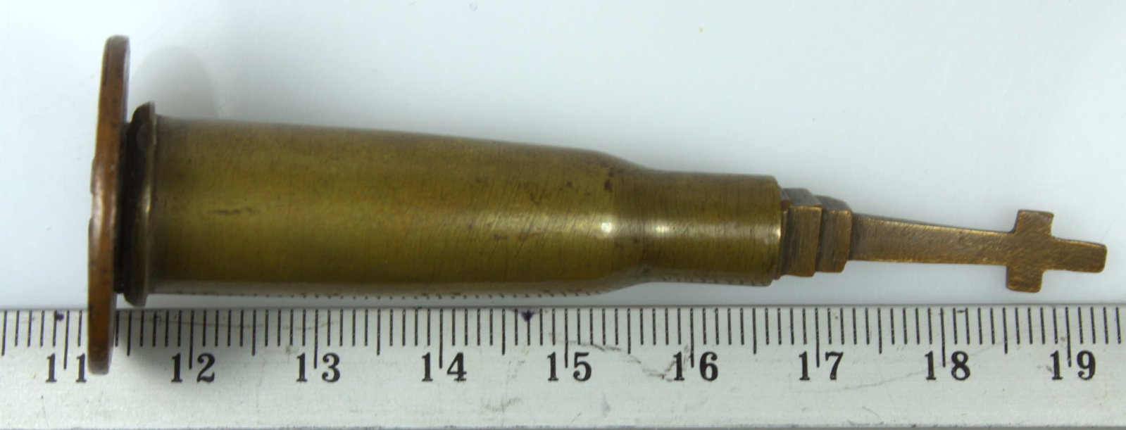 WWI - US Trench Art Cathedral Cross - 3