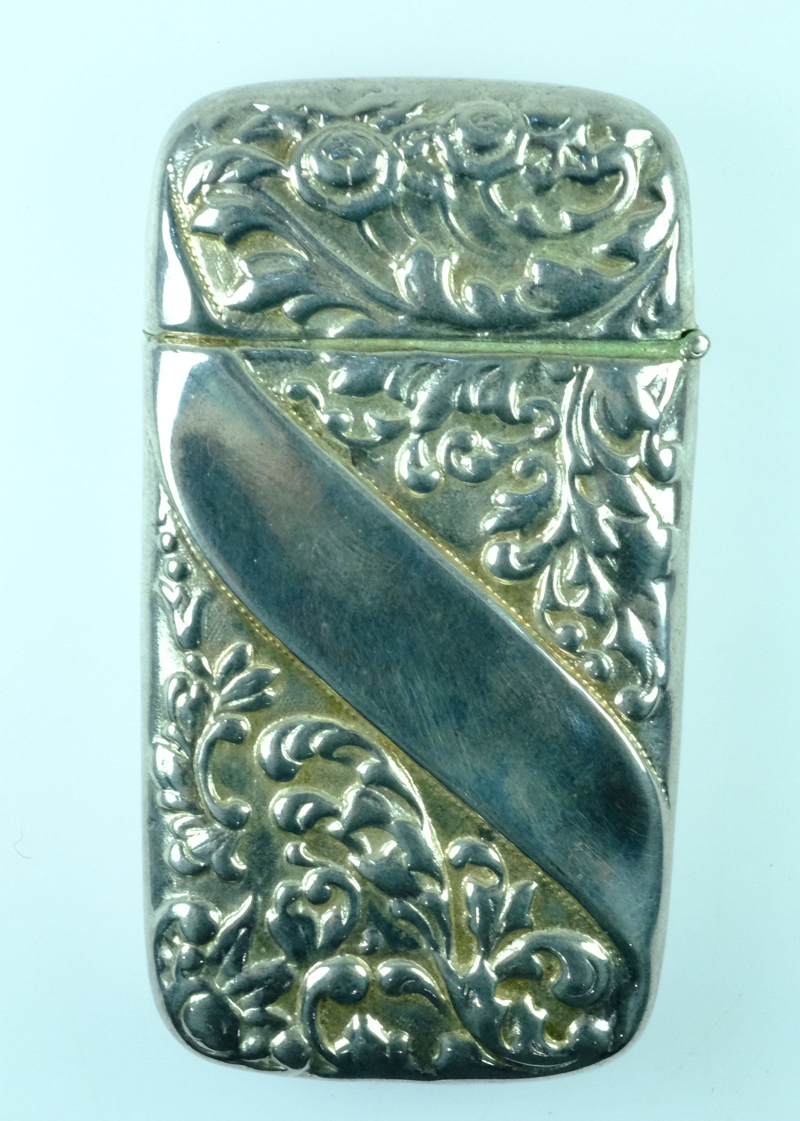 Souvenir Silver-plate Vesta from the 1893 Chicago World's Fair - 2