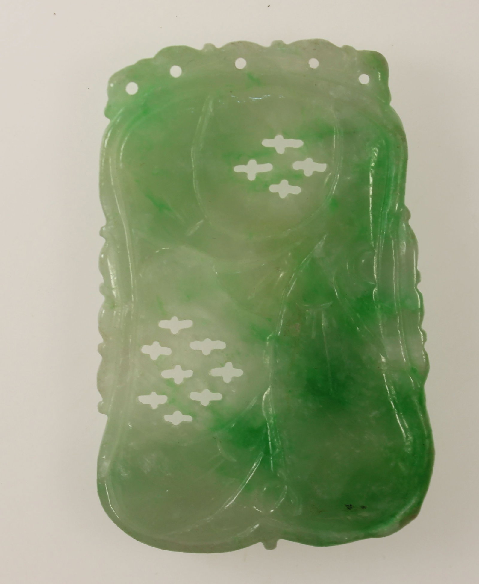 Carved Jade Panel - 2