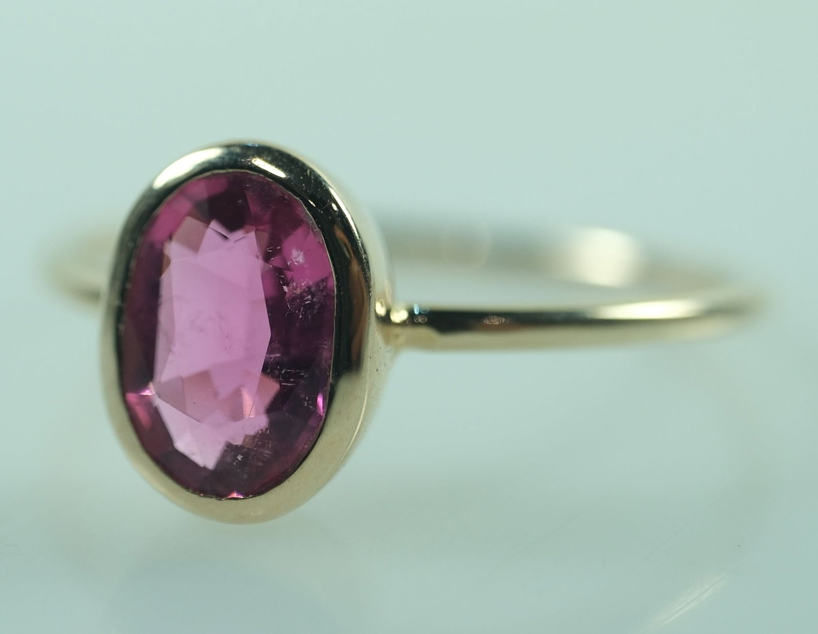 Ruby set in a 9ct Yellow Gold Ring (1 of 3)