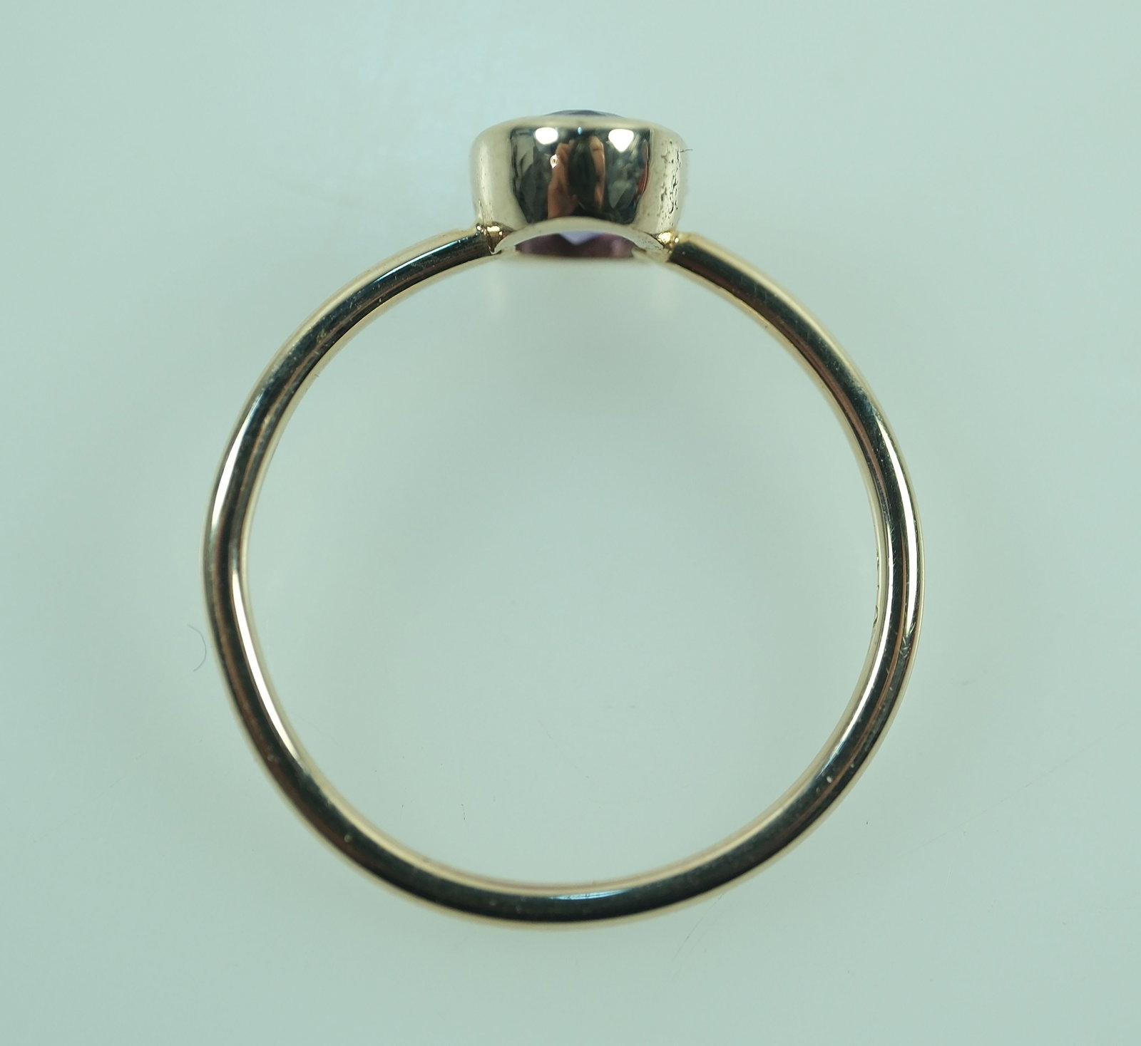 Amethyst set in a 9ct Yellow Gold Ring - 3