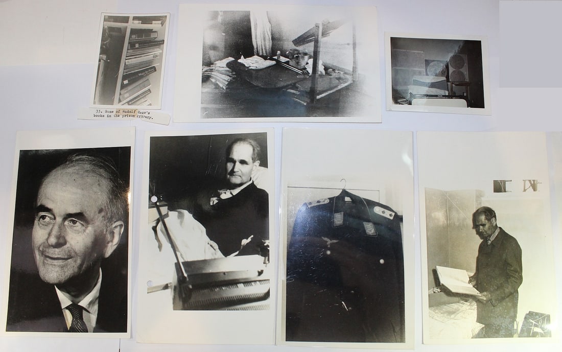Germany - WWII Original Mug Shots of 'Rudolf Hess' and 'Albert Speer', Extremely Fine details - 3