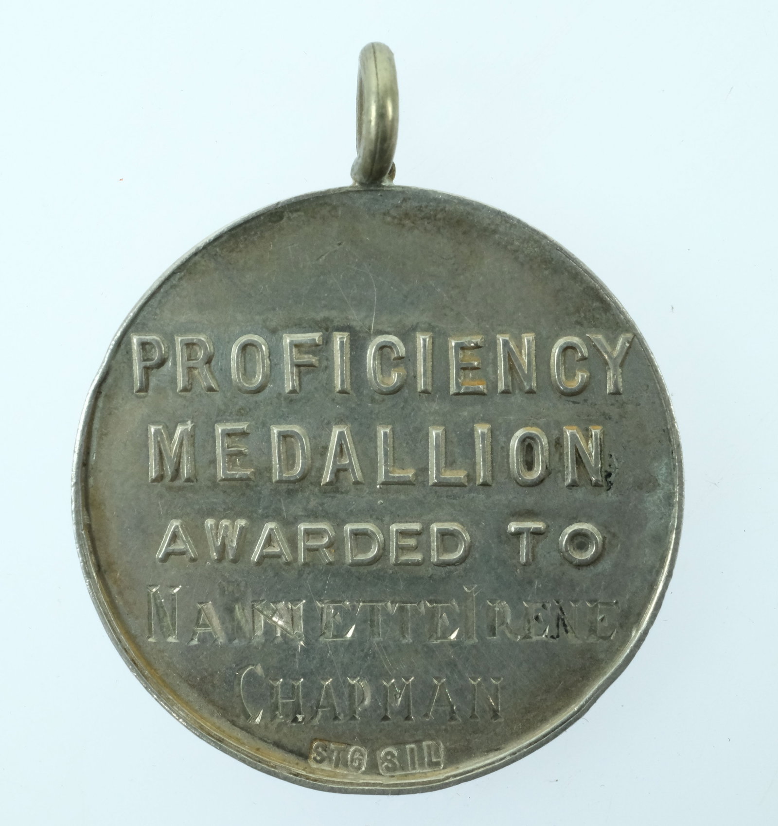 South Africa Red Cross Society Silver (925) Proficiency Medallion - 2