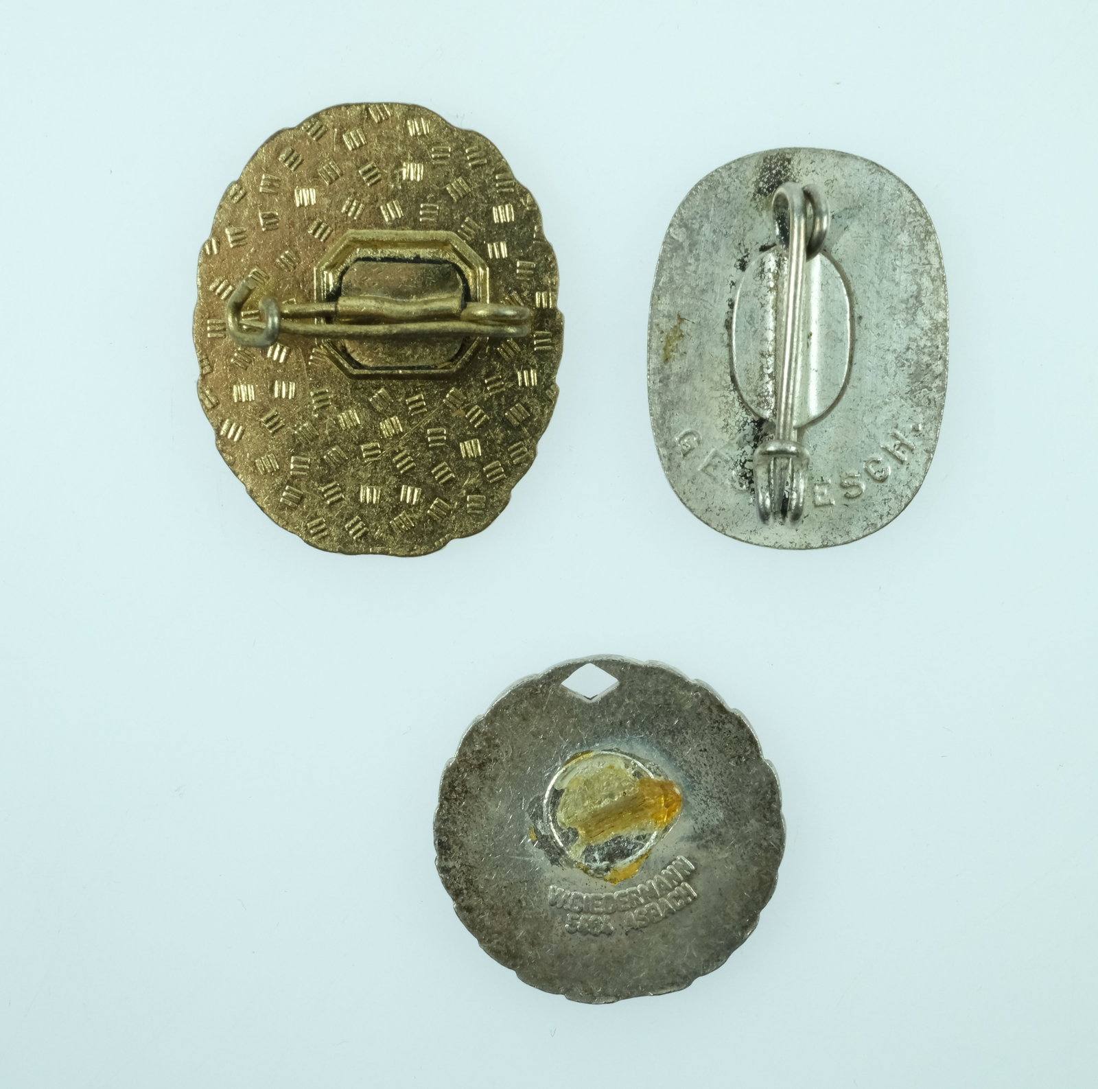 German Third Reich Red Cross Badges (2) with later DDR Badge (3 in total) - 2