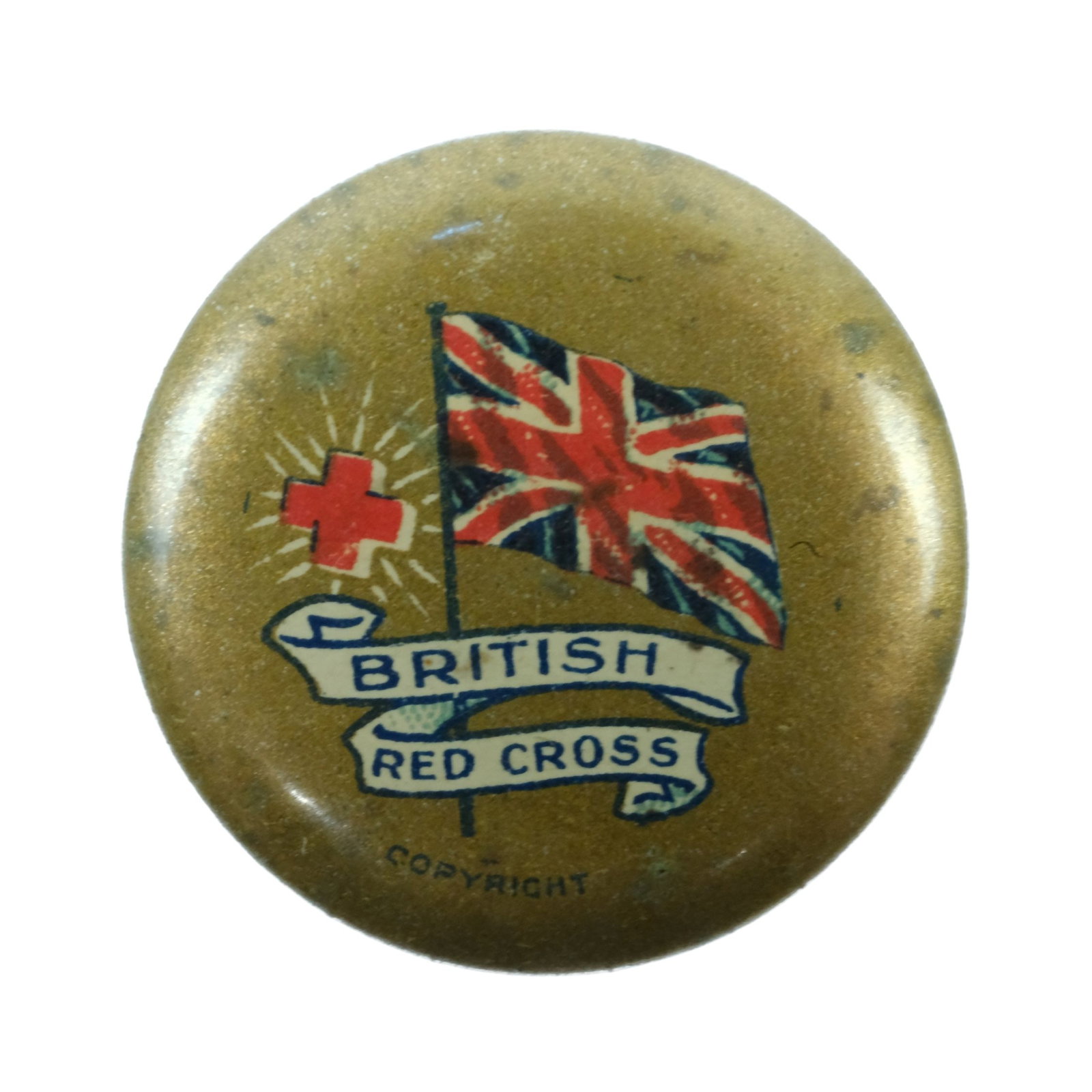 Great Britain - WWI Red Cross Tin Badge (1 of 2)