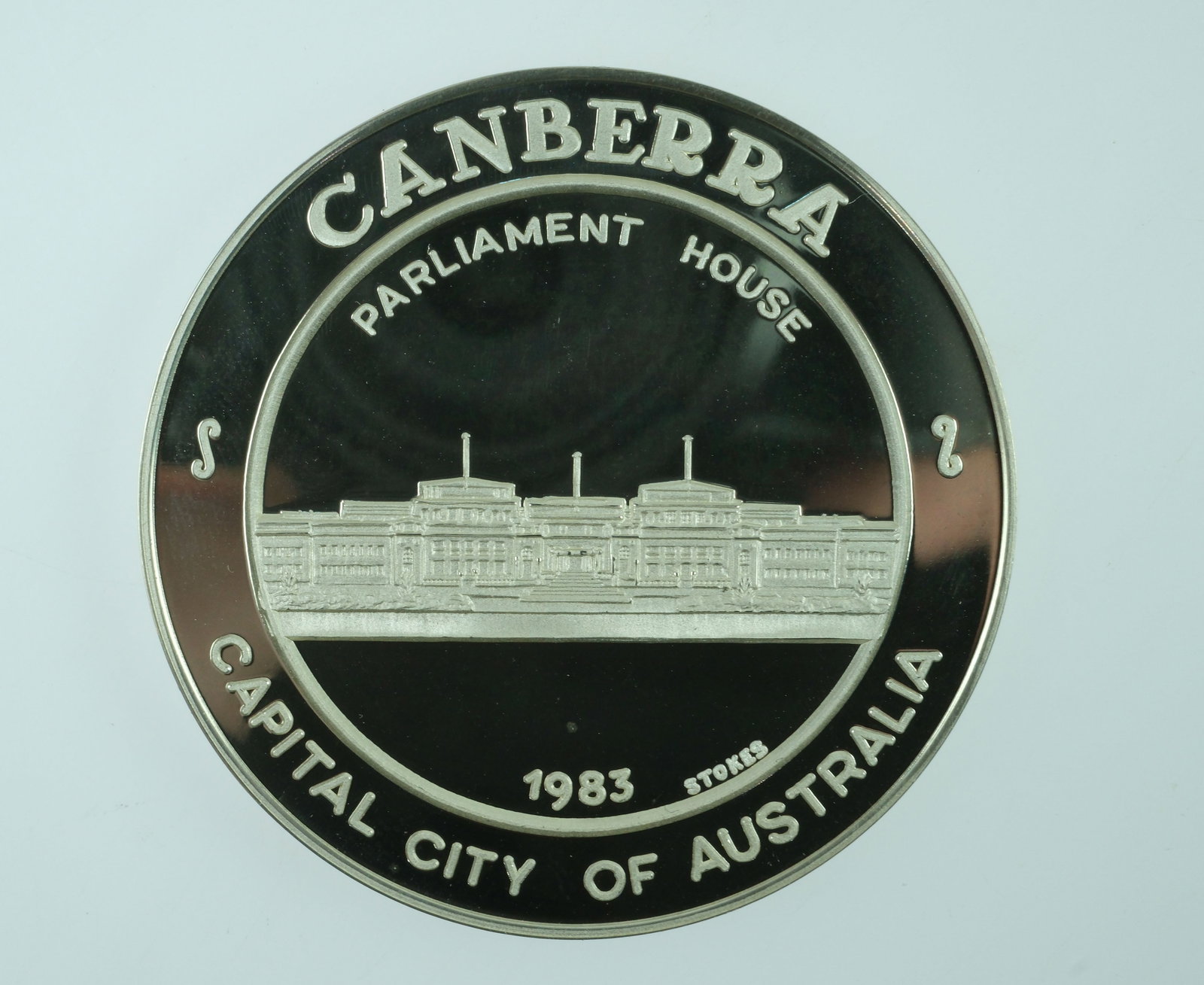Australia Canberra 1983 Proof 'Tourist' Dollar in Sterling (925) Silver, FDC - 2