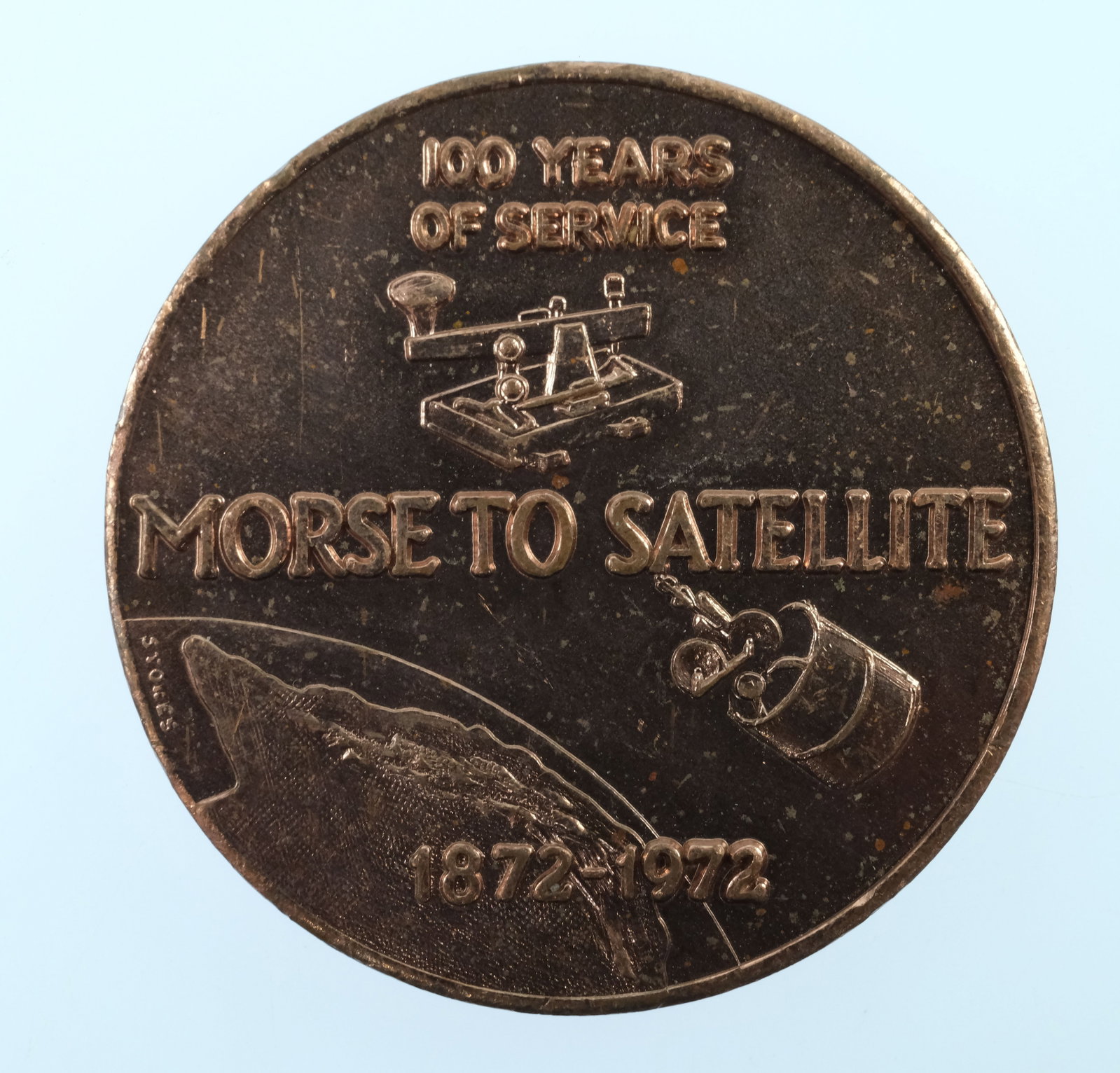 Australia 1972 'Centenary of Brisbane Post Office' Bronze Medal, Uncirculated - 2