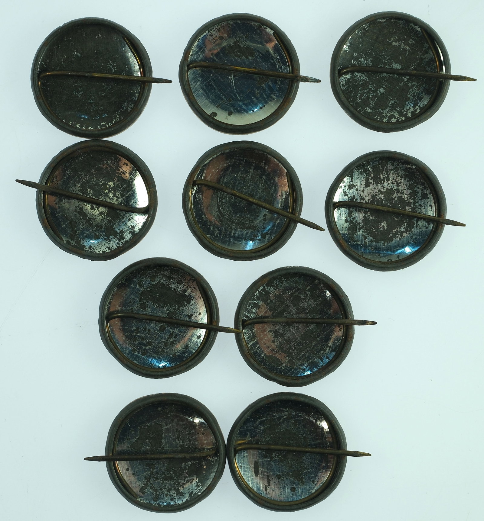Australia 1940's Victory for Christ Campaign P(arra)matta District Tin Badges (10) - 2