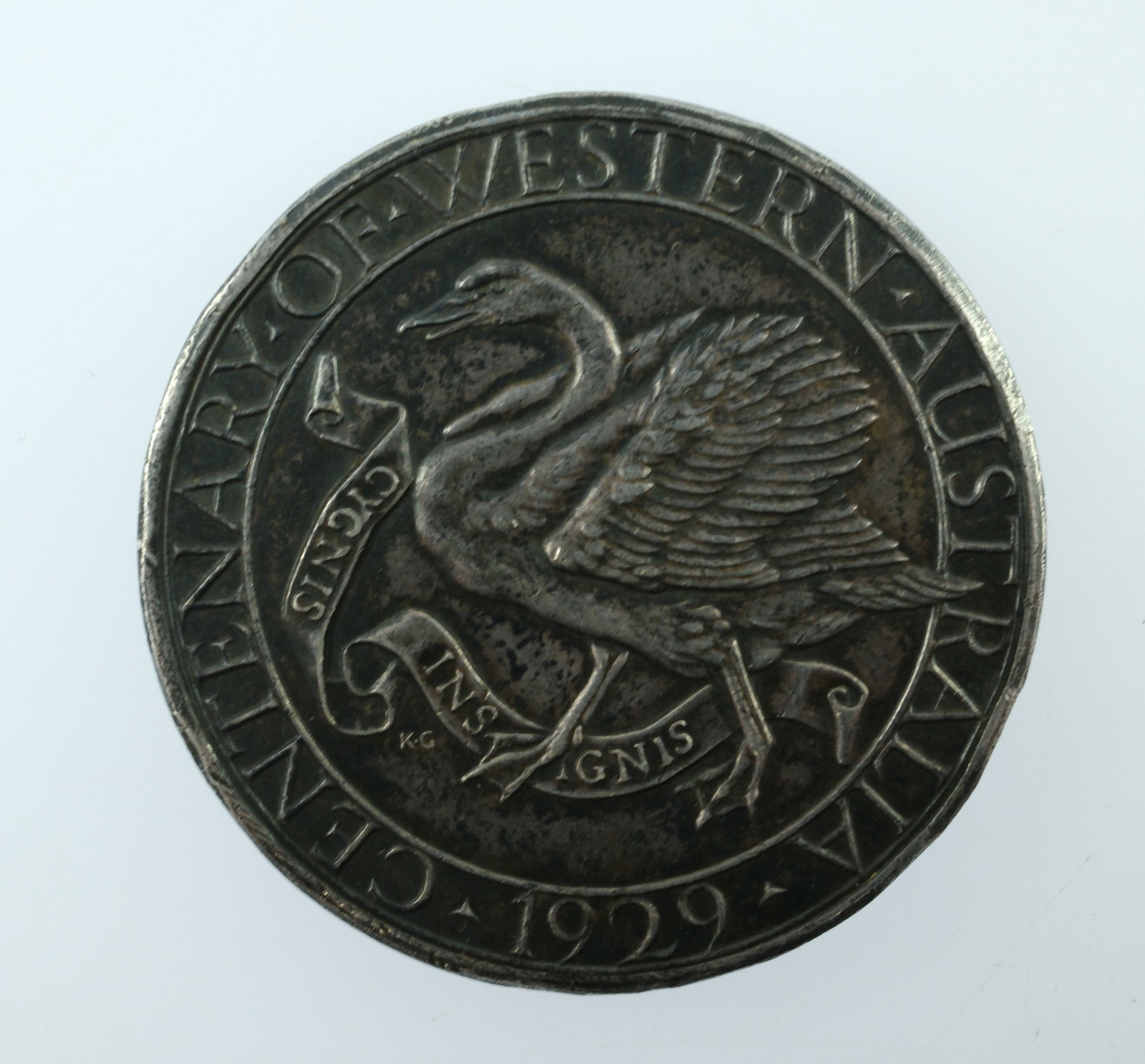 Australia 1929 'Western Australia Centenary' Silver Medal, about Uncirculated details - 2